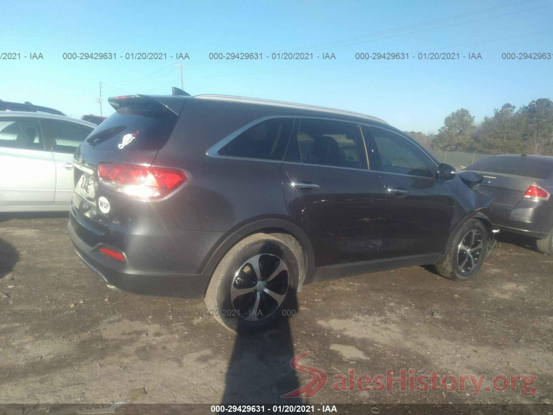 5XYPH4A59HG327995 2017 KIA SORENTO