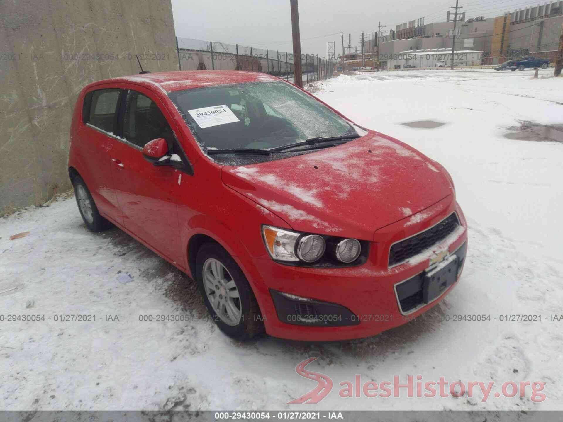 1G1JC6SH1G4119320 2016 CHEVROLET SONIC