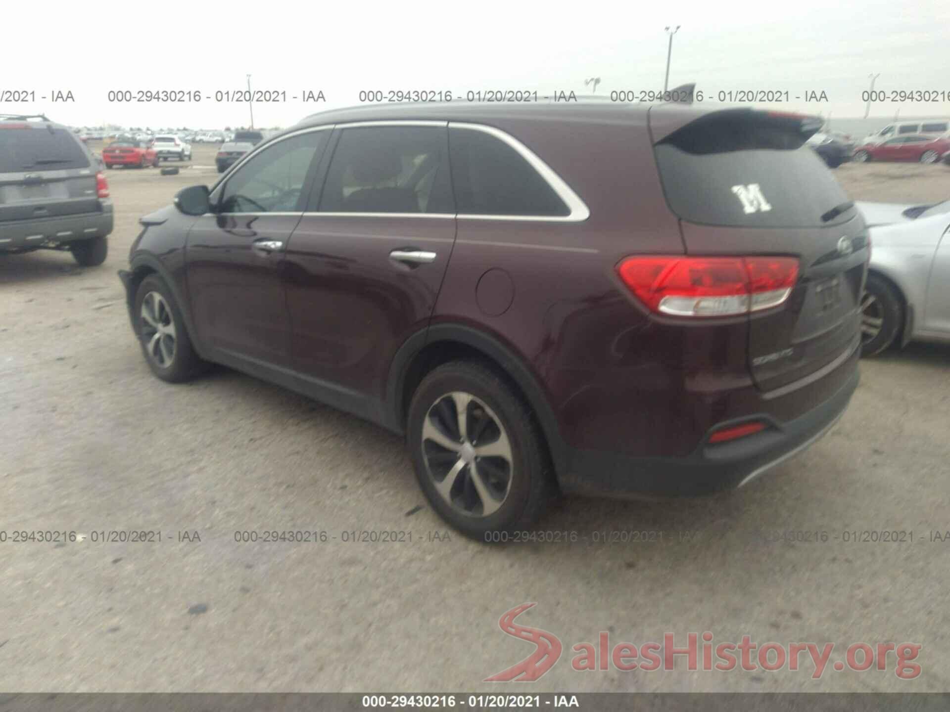 5XYPH4A55HG234777 2017 KIA SORENTO