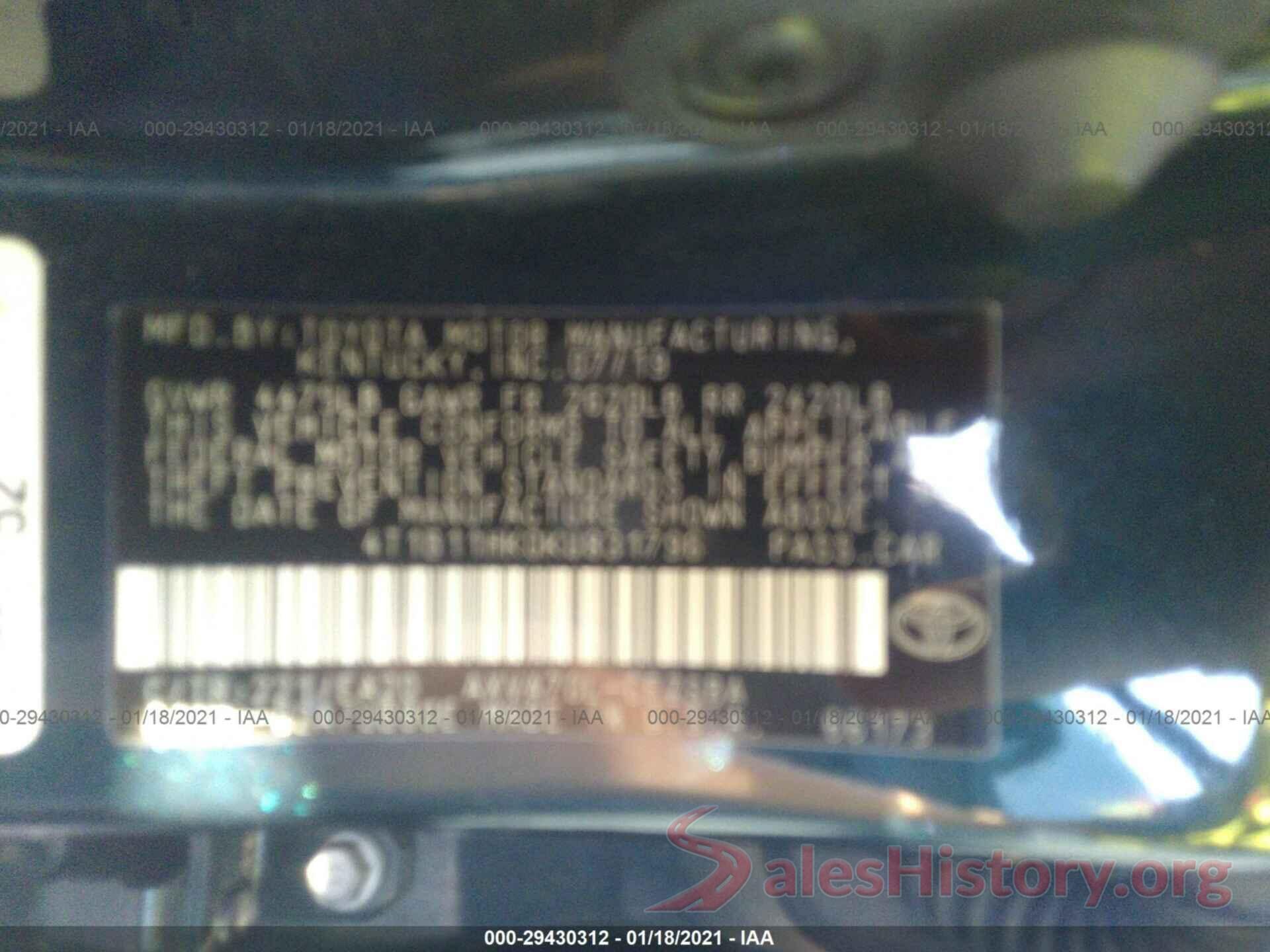 4T1B11HK0KU831796 2019 TOYOTA CAMRY