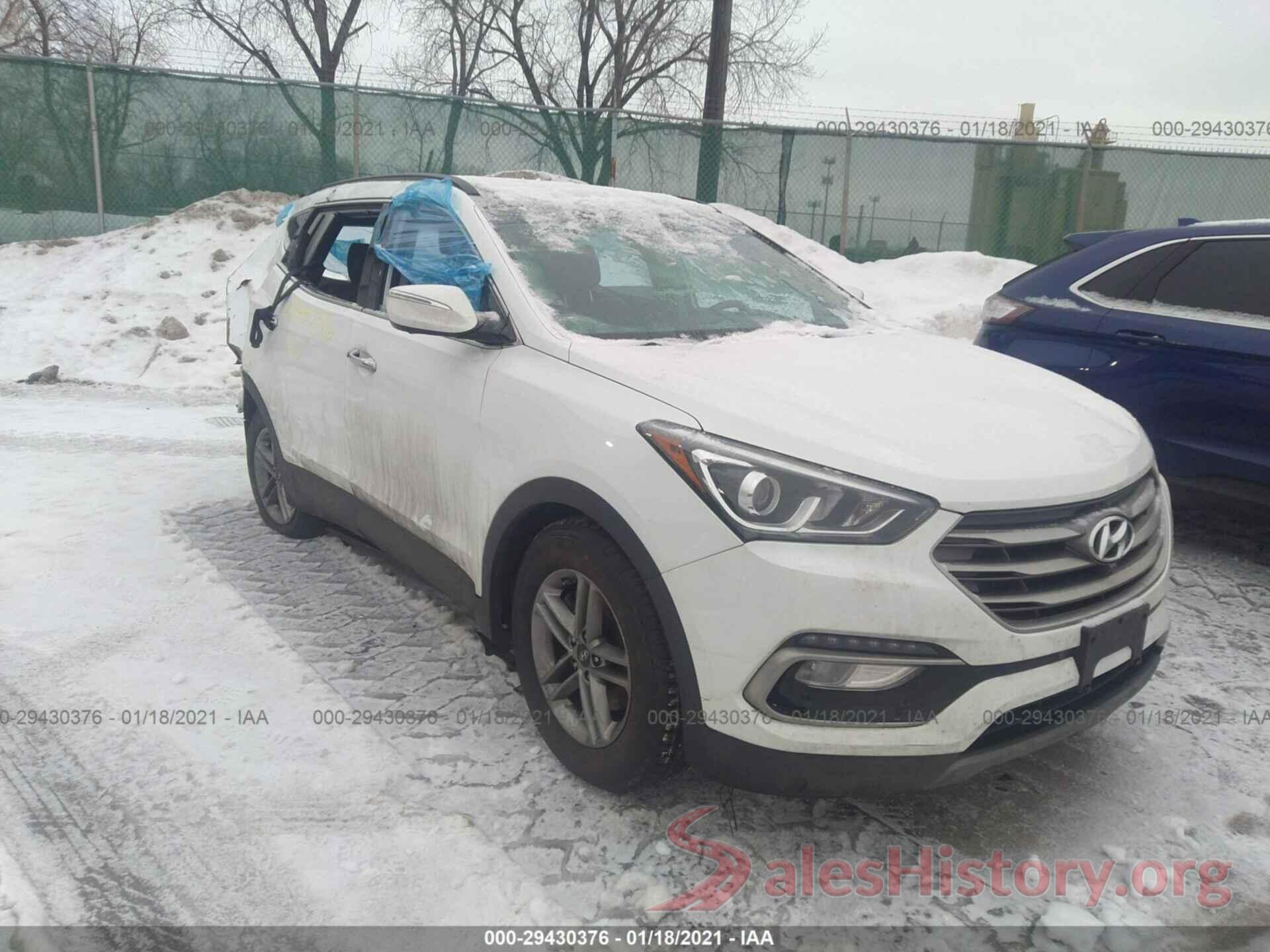 5XYZUDLB3JG545167 2018 HYUNDAI SANTA FE SPORT