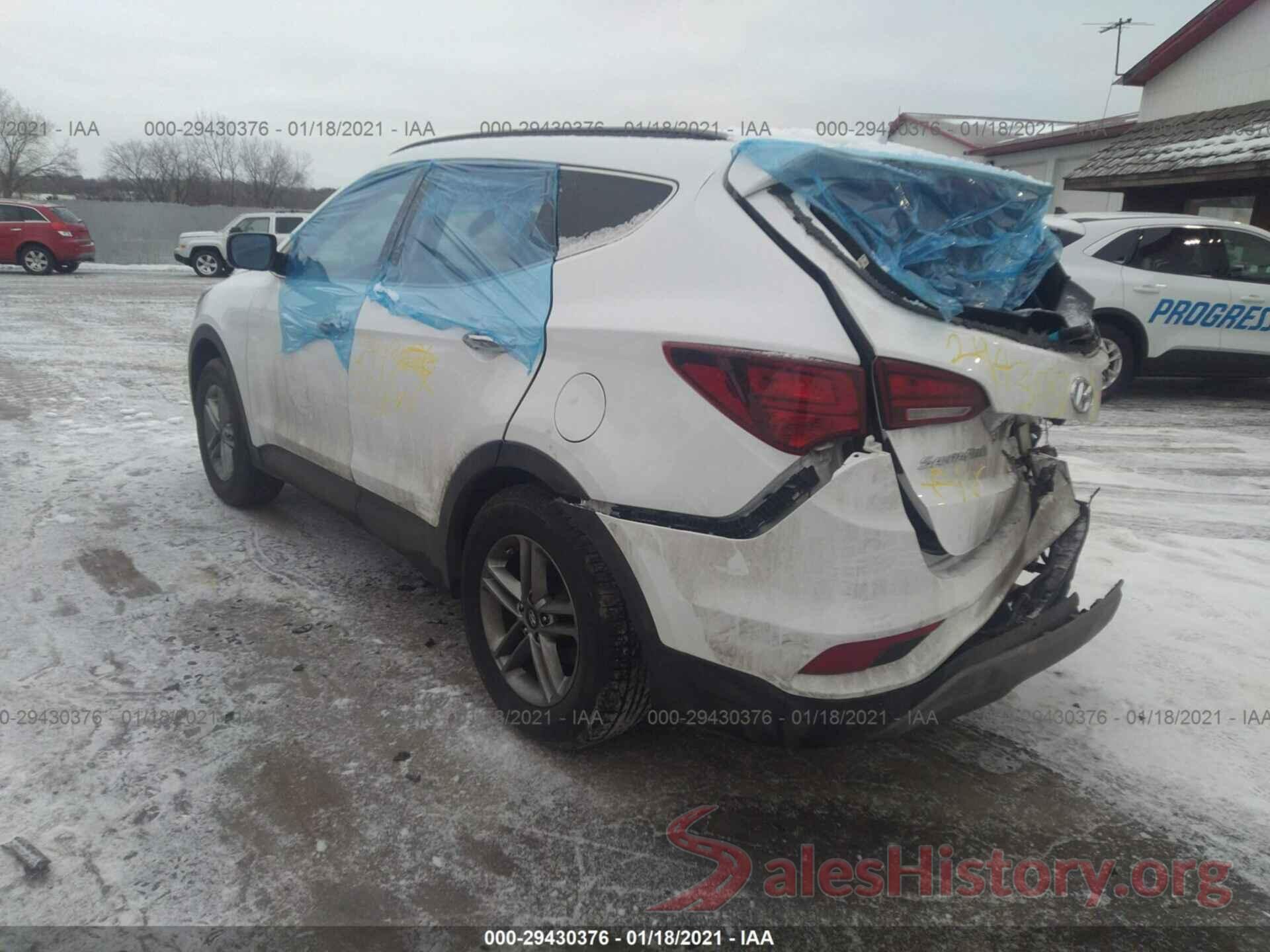 5XYZUDLB3JG545167 2018 HYUNDAI SANTA FE SPORT