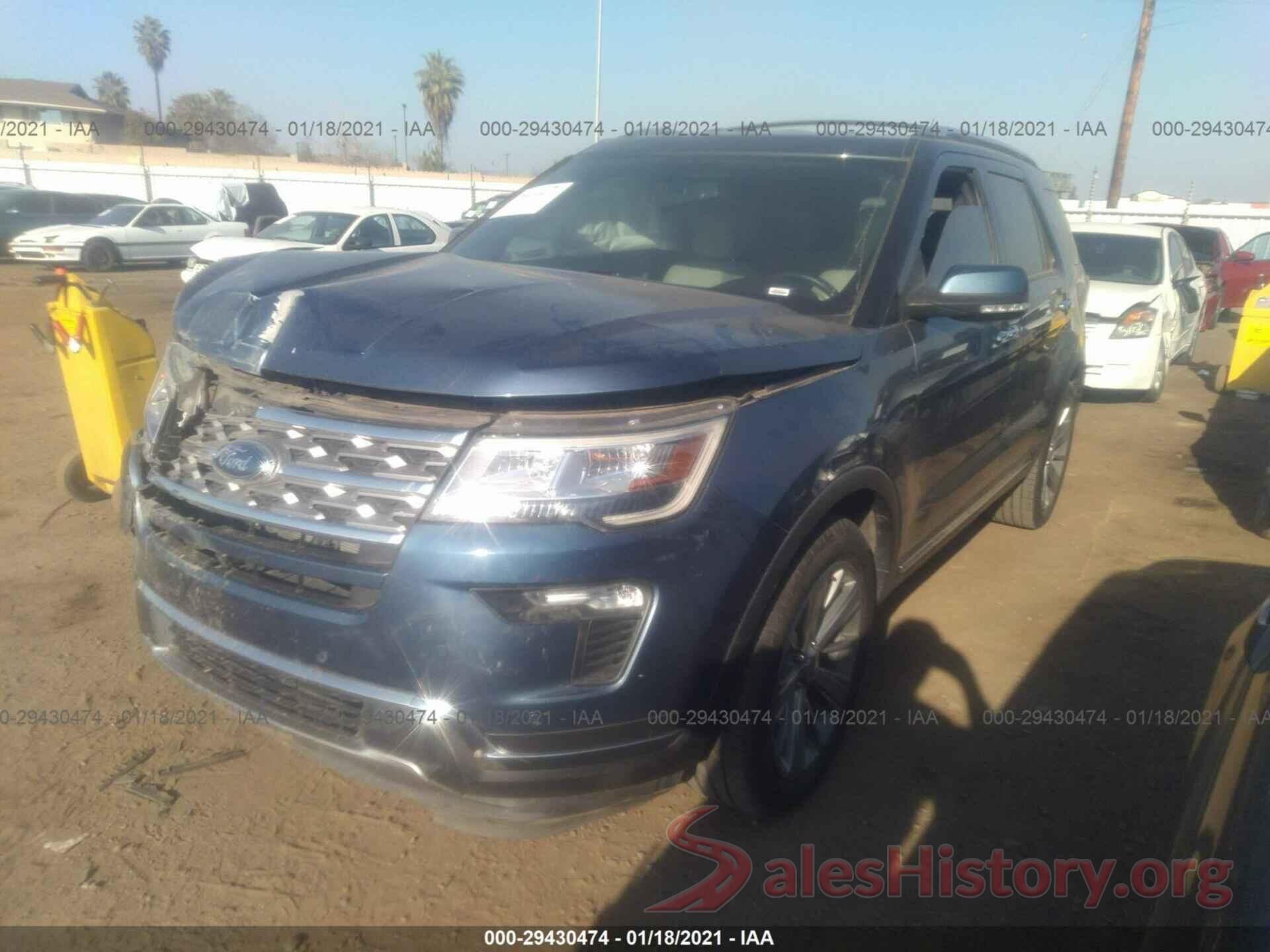 1FM5K7F8XJGB11245 2018 FORD EXPLORER