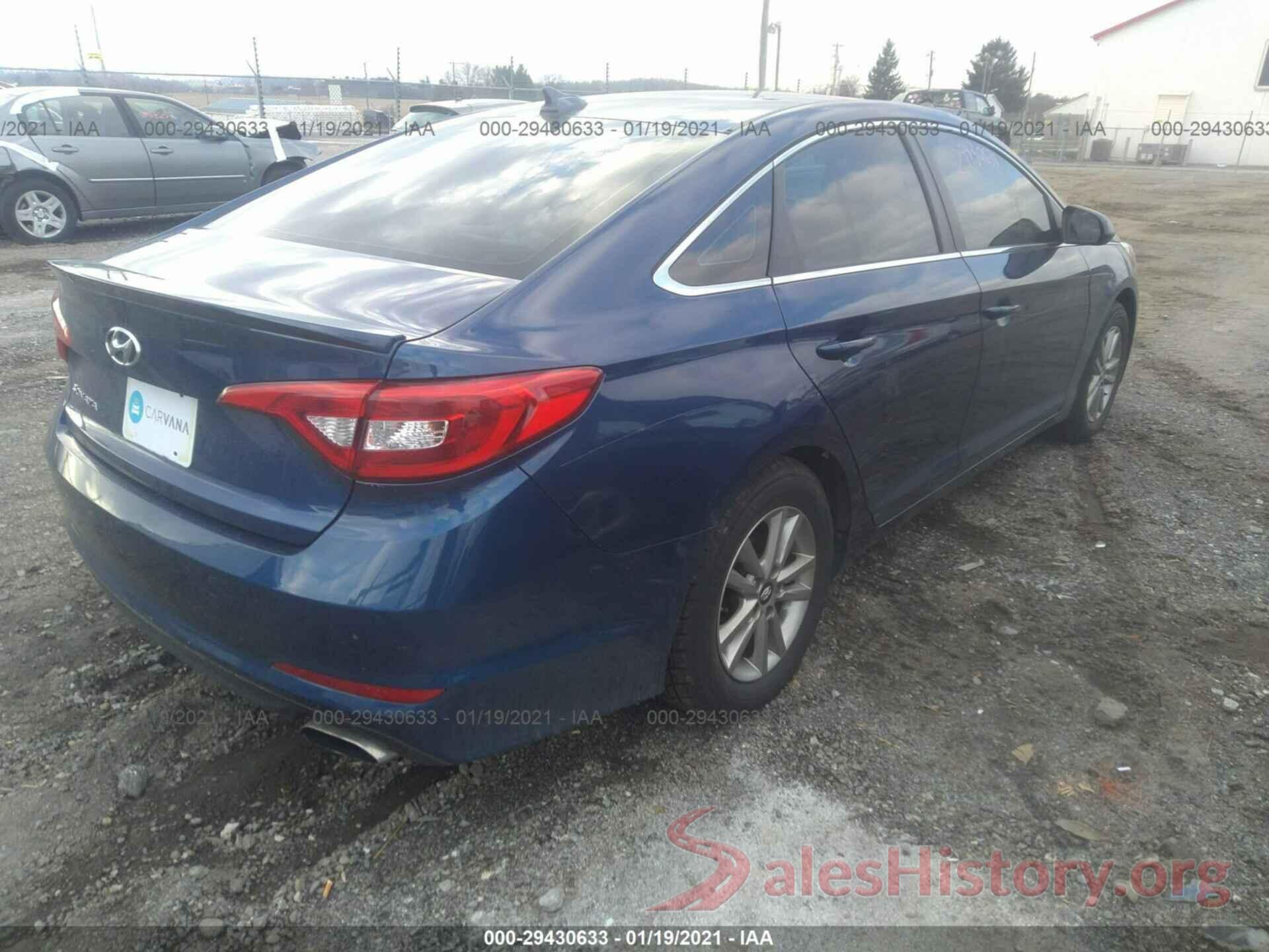 5NPE24AF3GH383164 2016 HYUNDAI SONATA