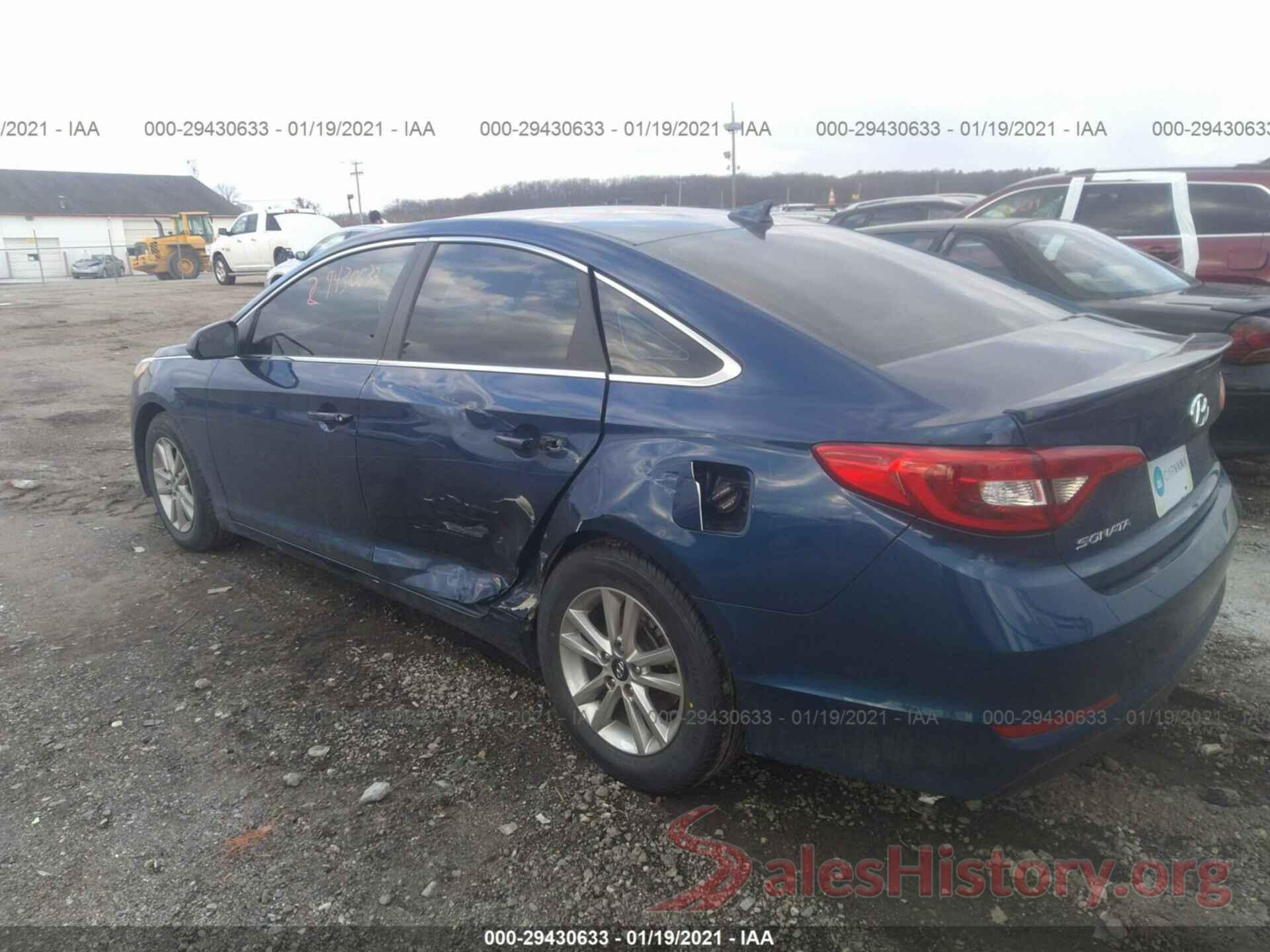 5NPE24AF3GH383164 2016 HYUNDAI SONATA