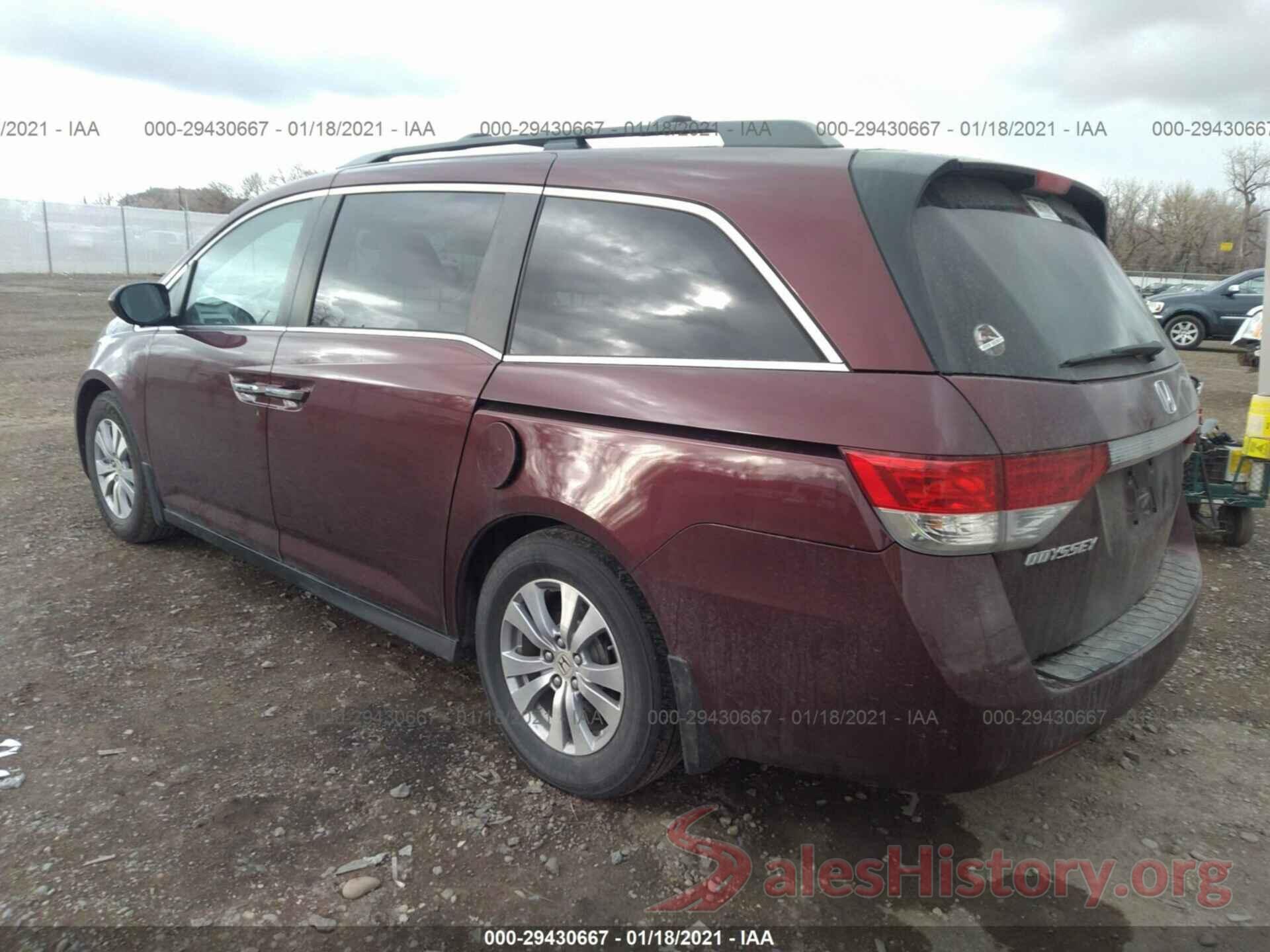 5FNRL5H64GB046351 2016 HONDA ODYSSEY