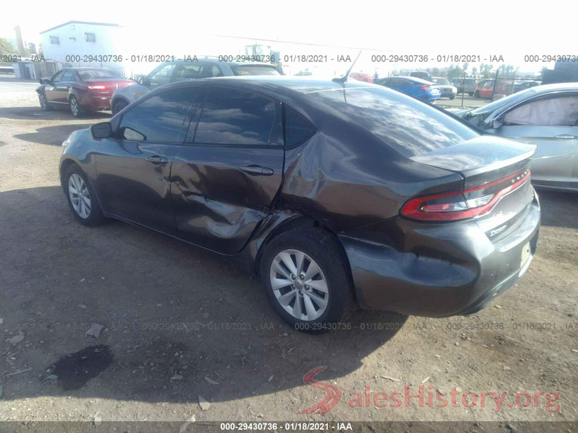 1C3CDFBBXGD531166 2016 DODGE DART