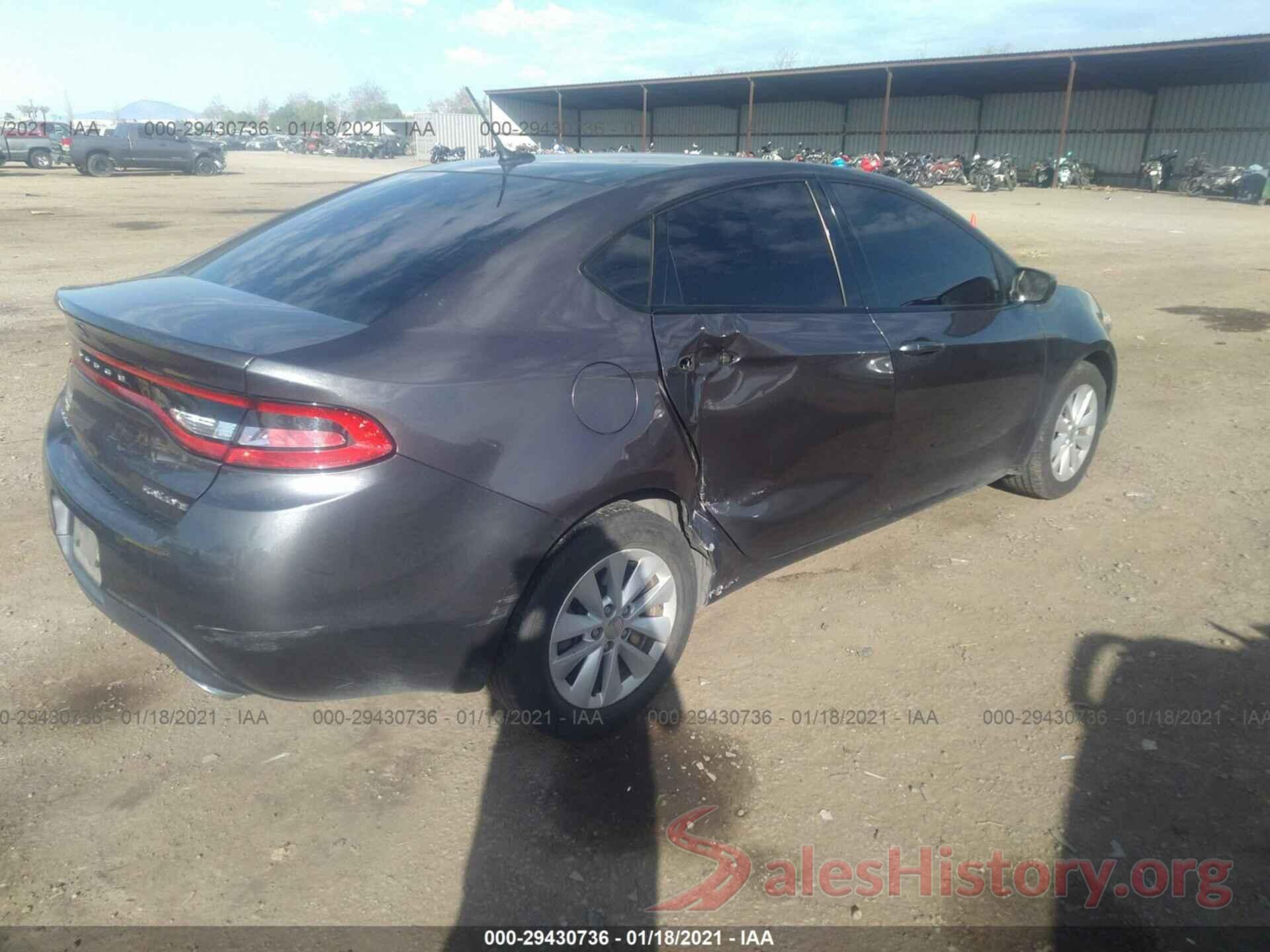 1C3CDFBBXGD531166 2016 DODGE DART