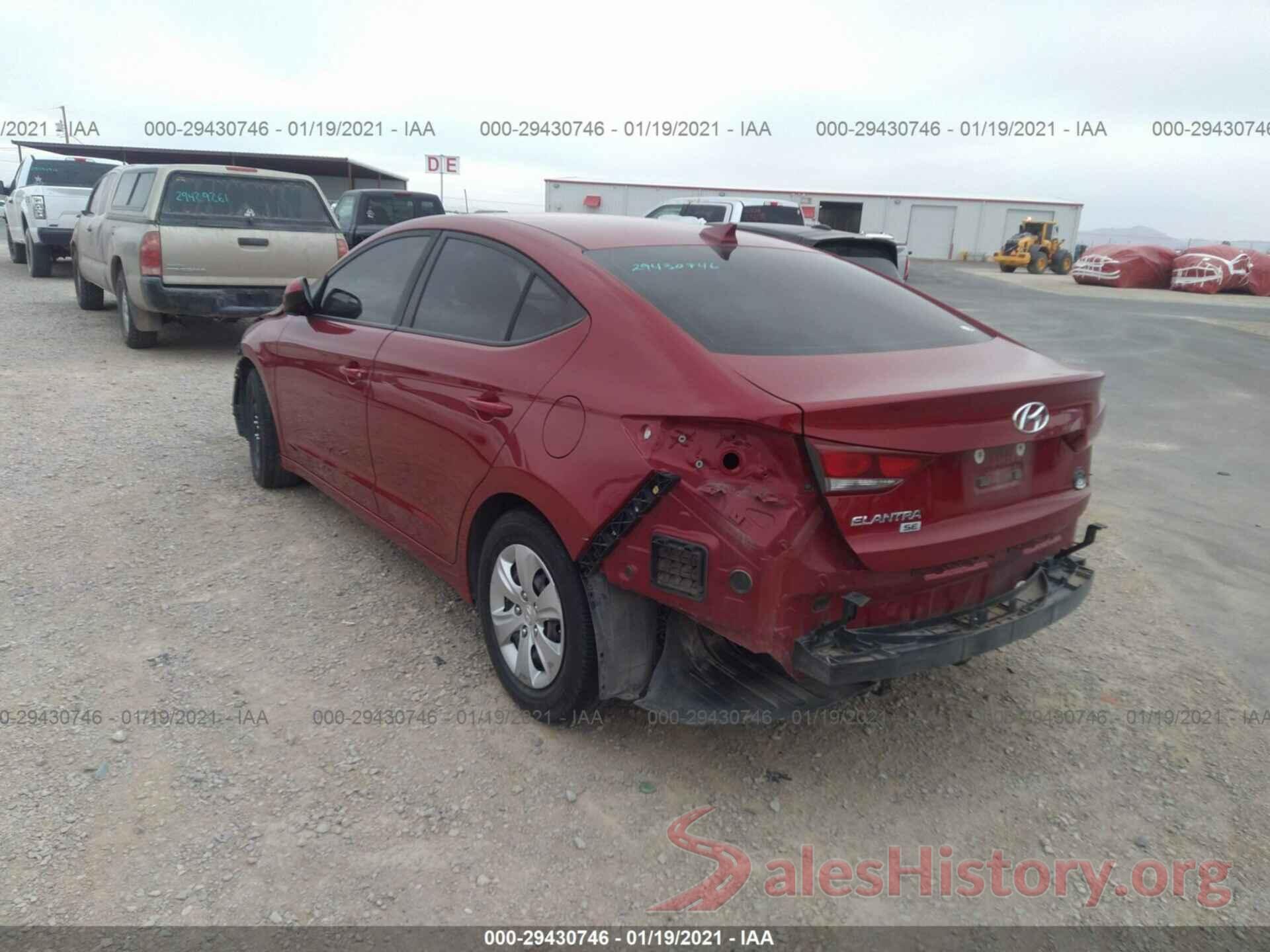 KMHD74LF0HU119459 2017 HYUNDAI ELANTRA