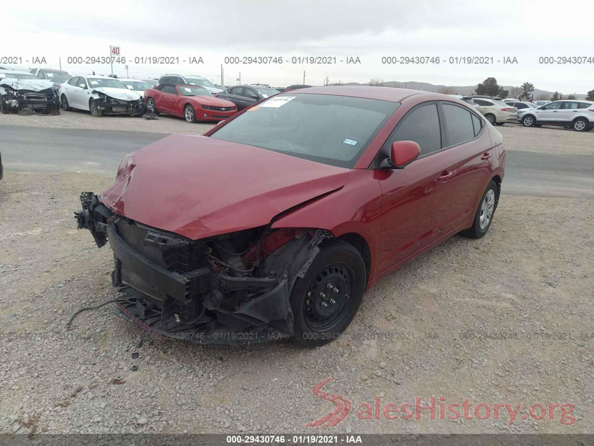 KMHD74LF0HU119459 2017 HYUNDAI ELANTRA