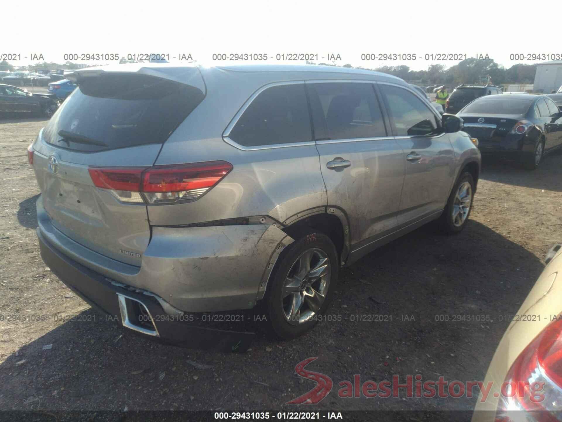 5TDYZRFH2KS314324 2019 TOYOTA HIGHLANDER