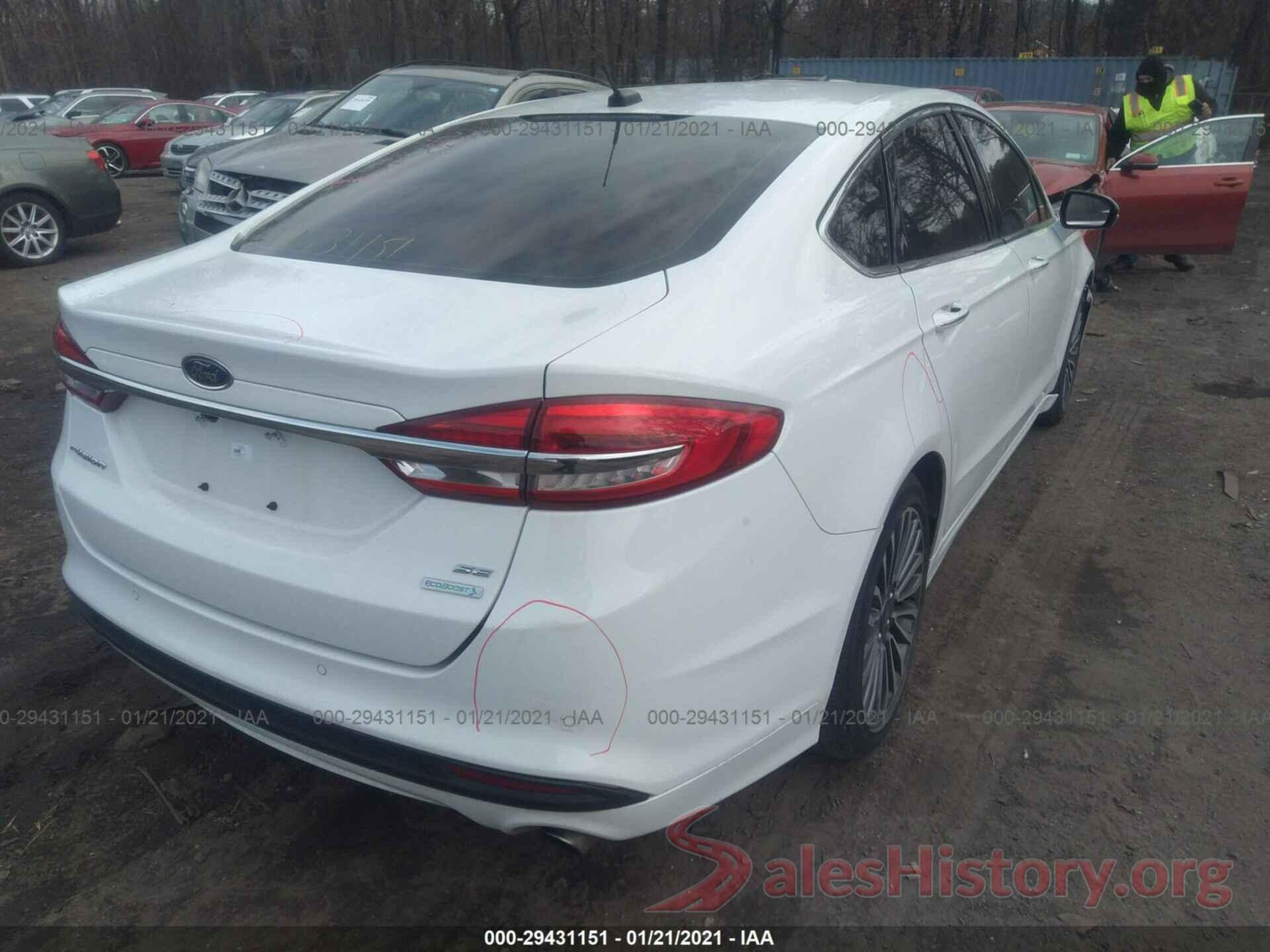 3FA6P0HD6HR188666 2017 FORD FUSION