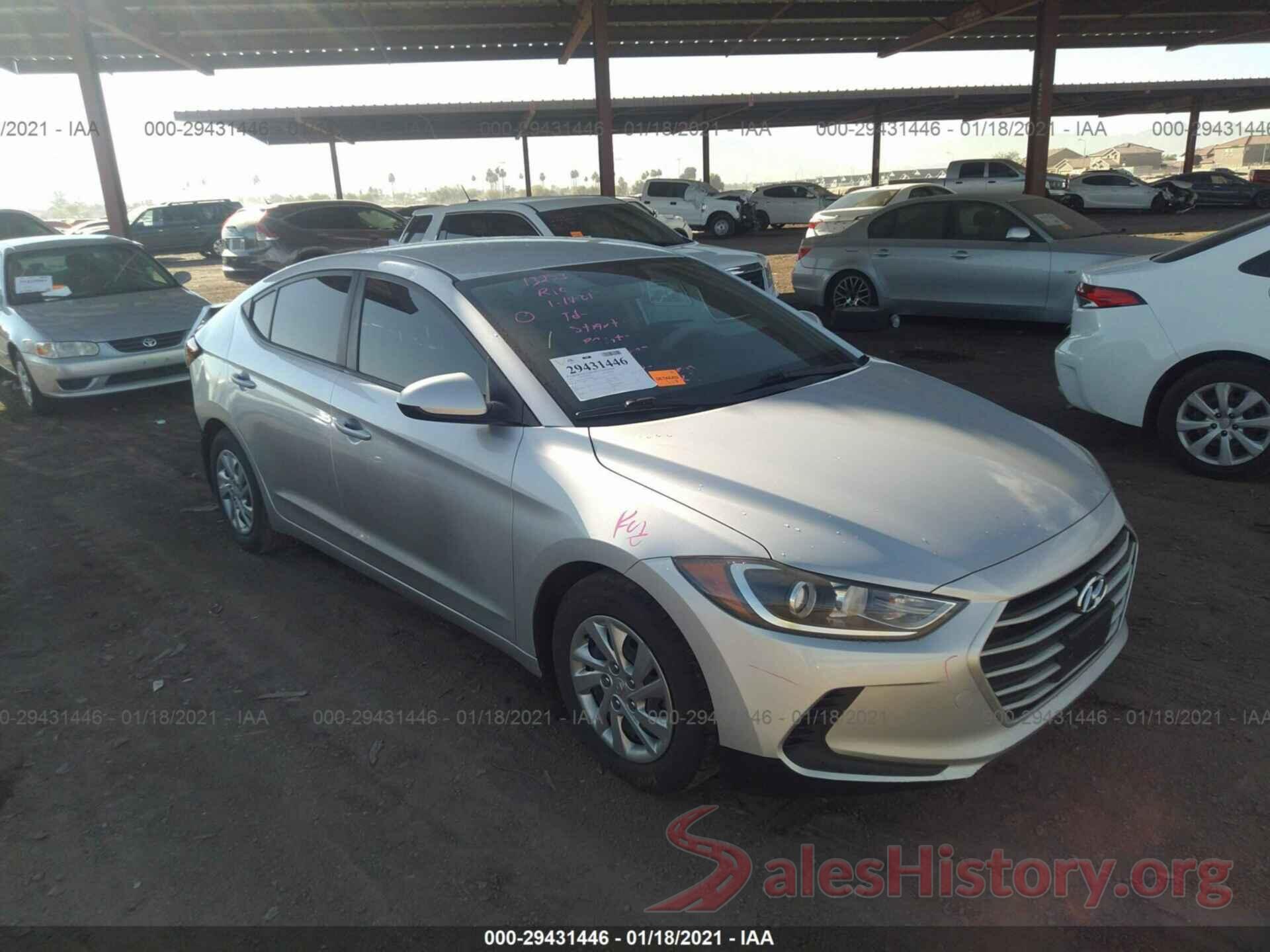 KMHD74LF3HU342501 2017 HYUNDAI ELANTRA