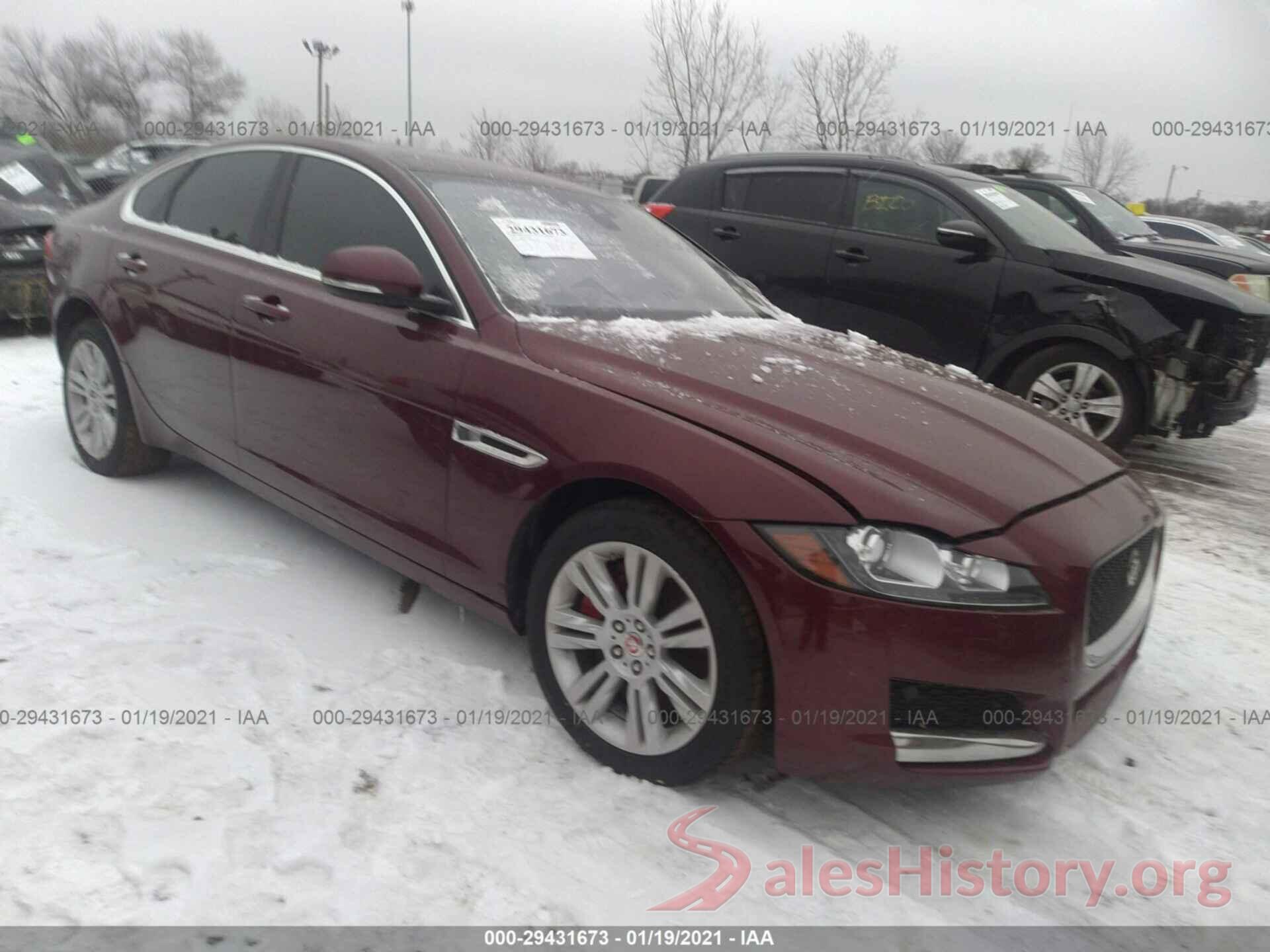 SAJBD4BVXGCY13840 2016 JAGUAR XF