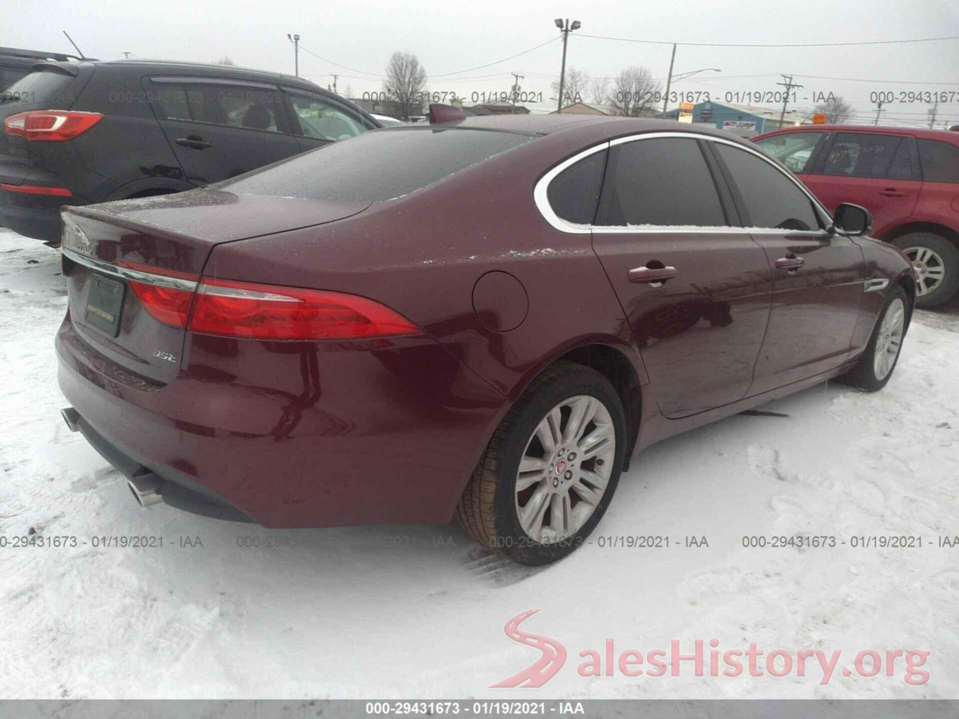 SAJBD4BVXGCY13840 2016 JAGUAR XF