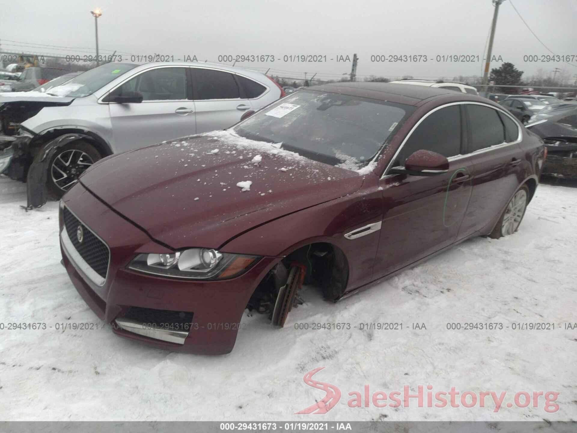 SAJBD4BVXGCY13840 2016 JAGUAR XF