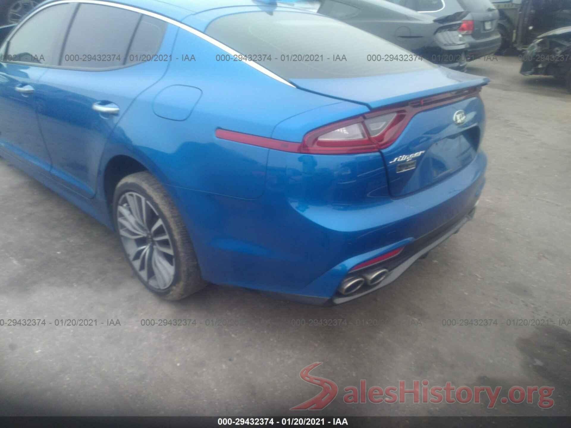 KNAE15LA5K6047770 2019 KIA STINGER