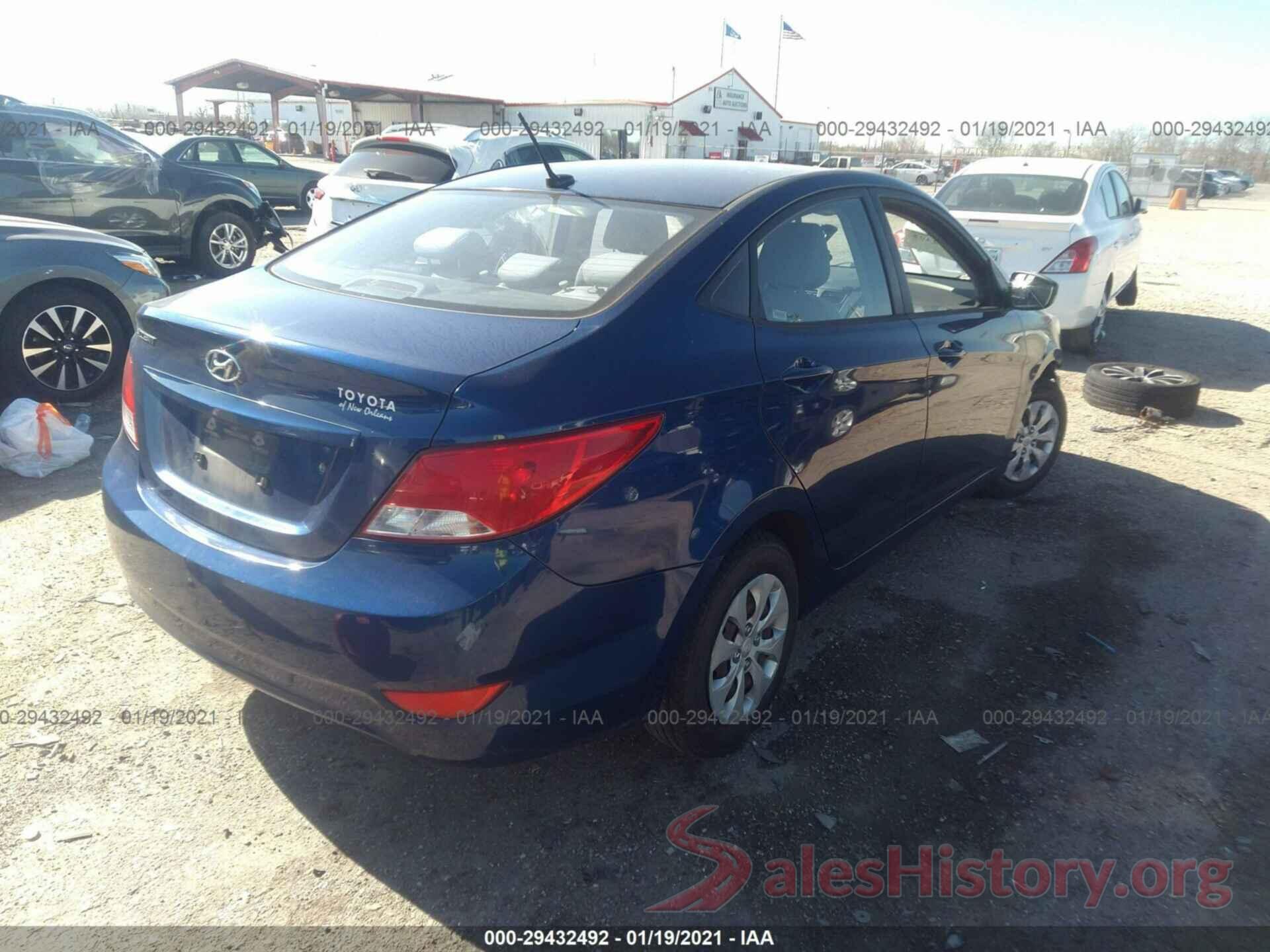 KMHCT4AE9GU955514 2016 HYUNDAI ACCENT