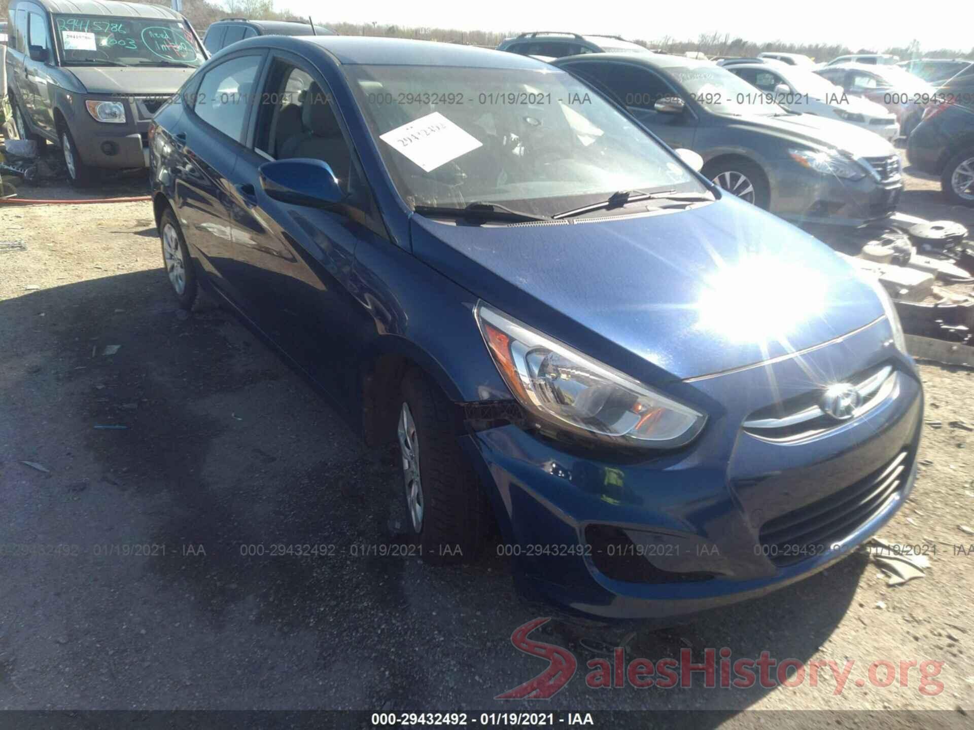 KMHCT4AE9GU955514 2016 HYUNDAI ACCENT