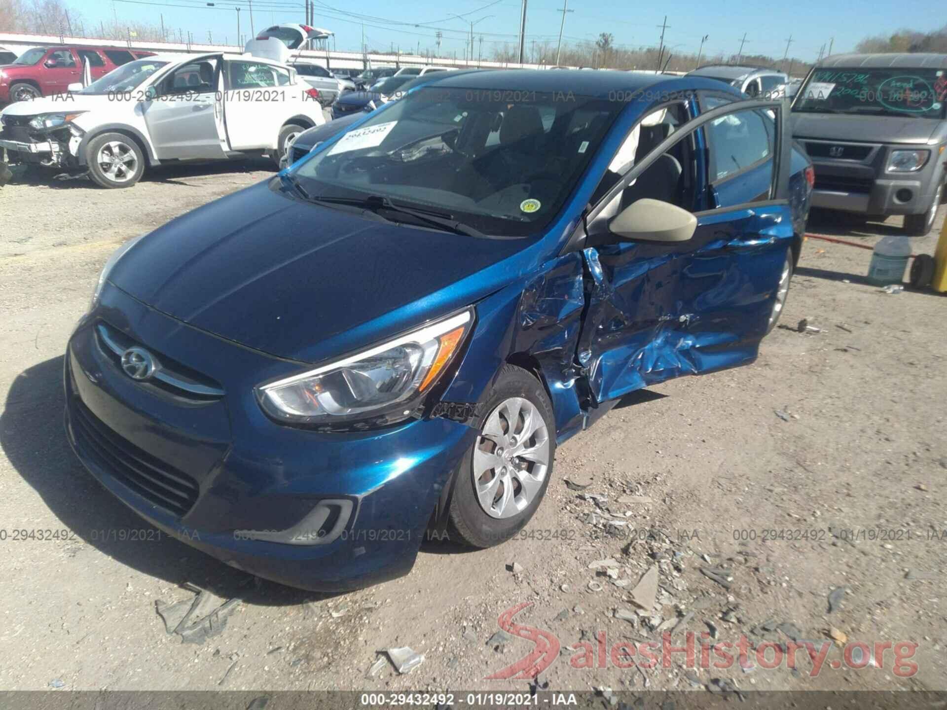 KMHCT4AE9GU955514 2016 HYUNDAI ACCENT