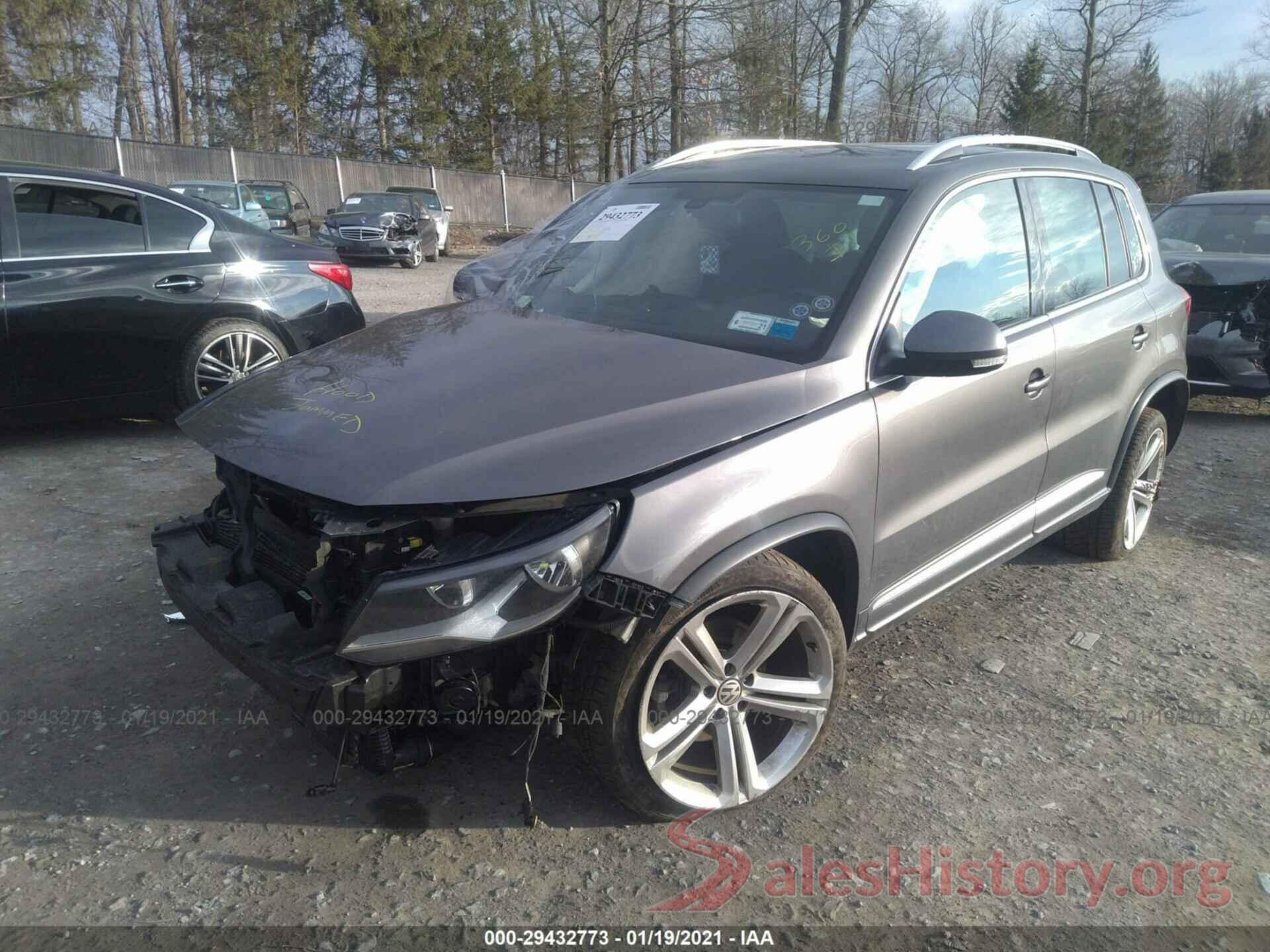 WVGBV7AXXGW070722 2016 VOLKSWAGEN TIGUAN