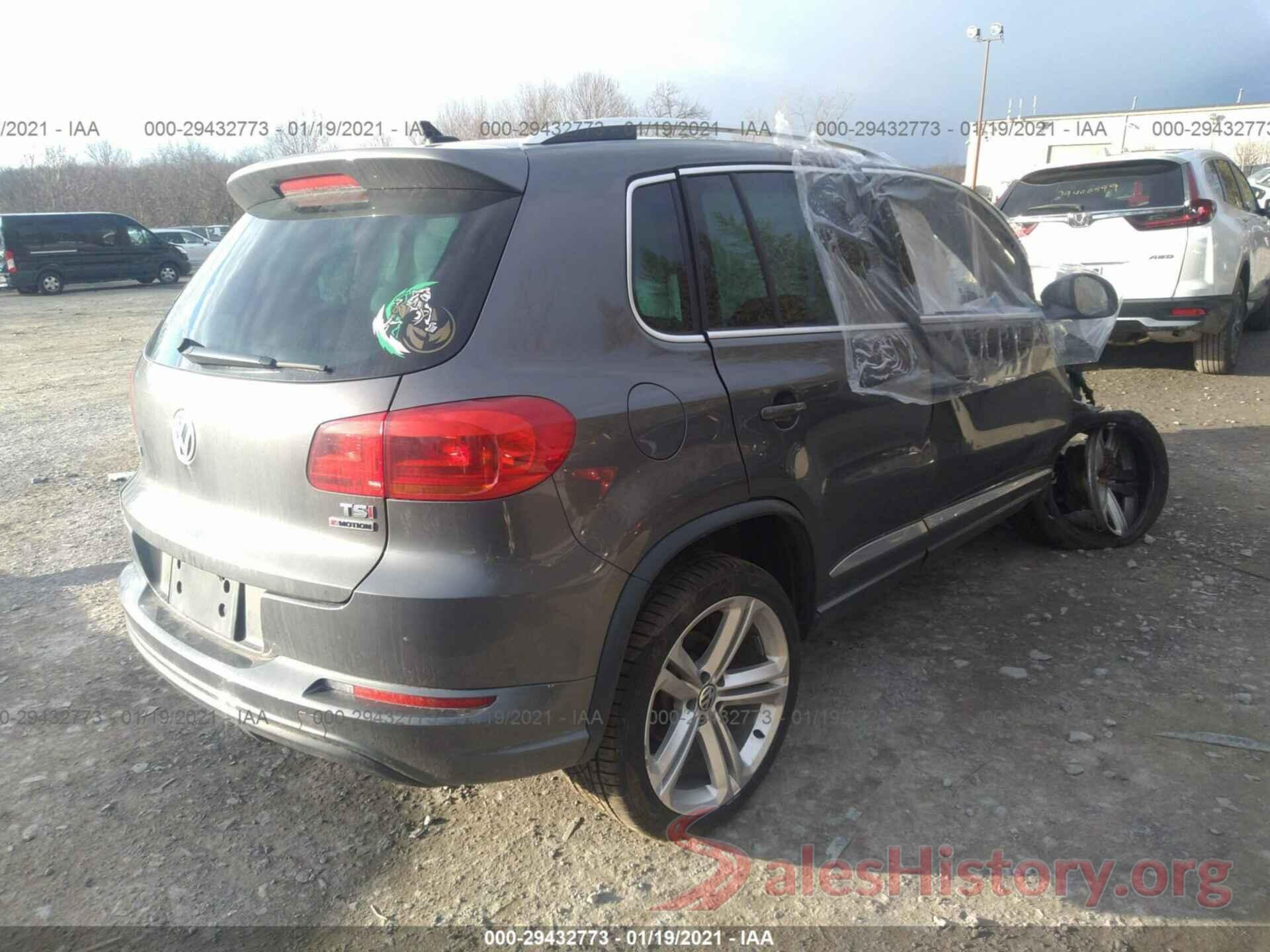 WVGBV7AXXGW070722 2016 VOLKSWAGEN TIGUAN