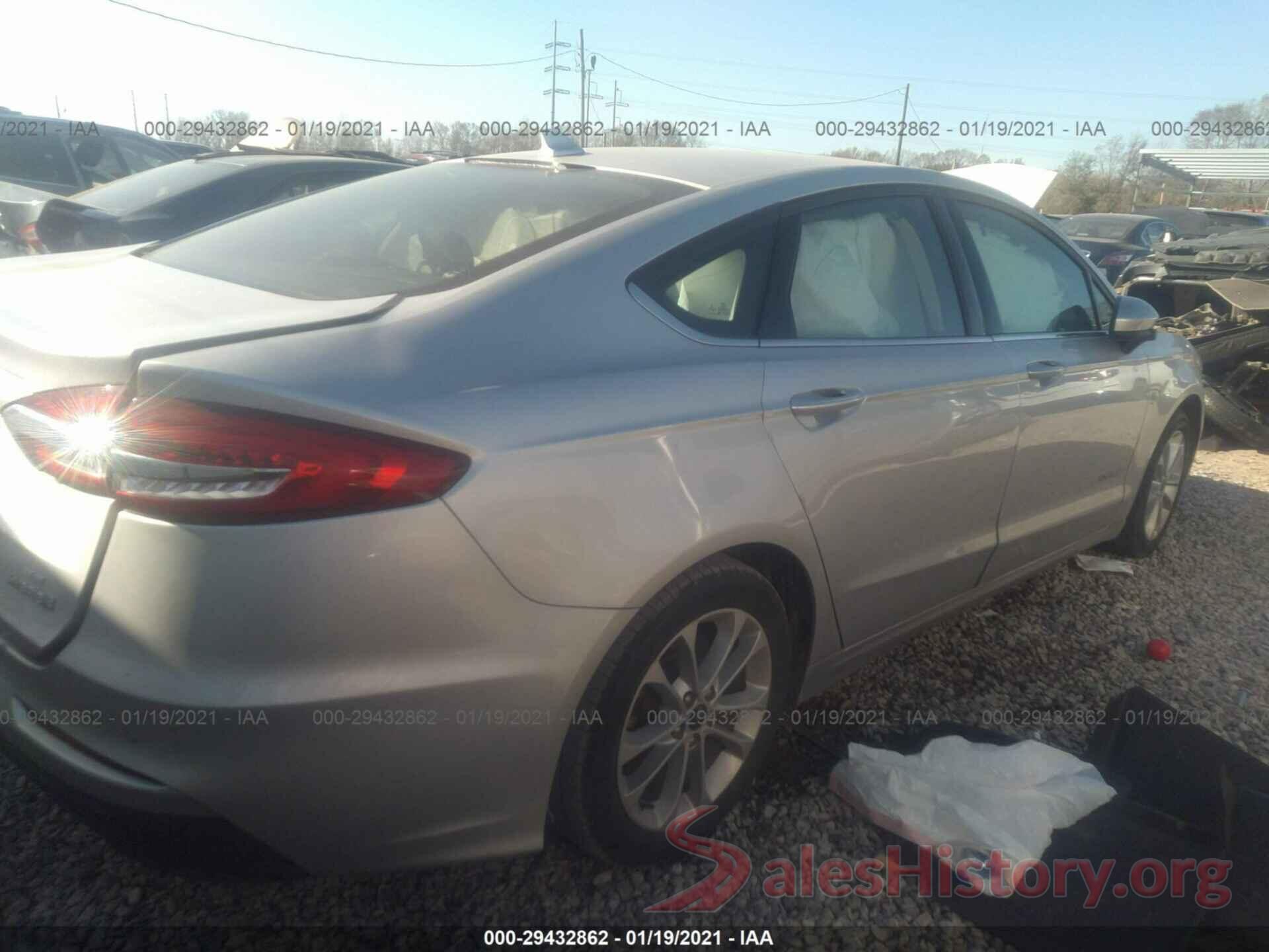 3FA6P0LU9KR255632 2019 FORD FUSION HYBRID