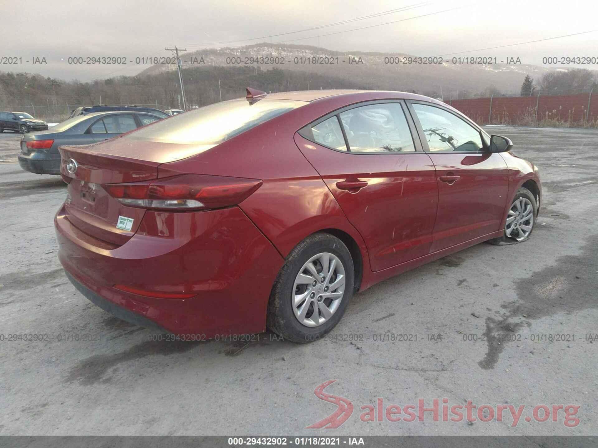 KMHD74LF2HU302118 2017 HYUNDAI ELANTRA