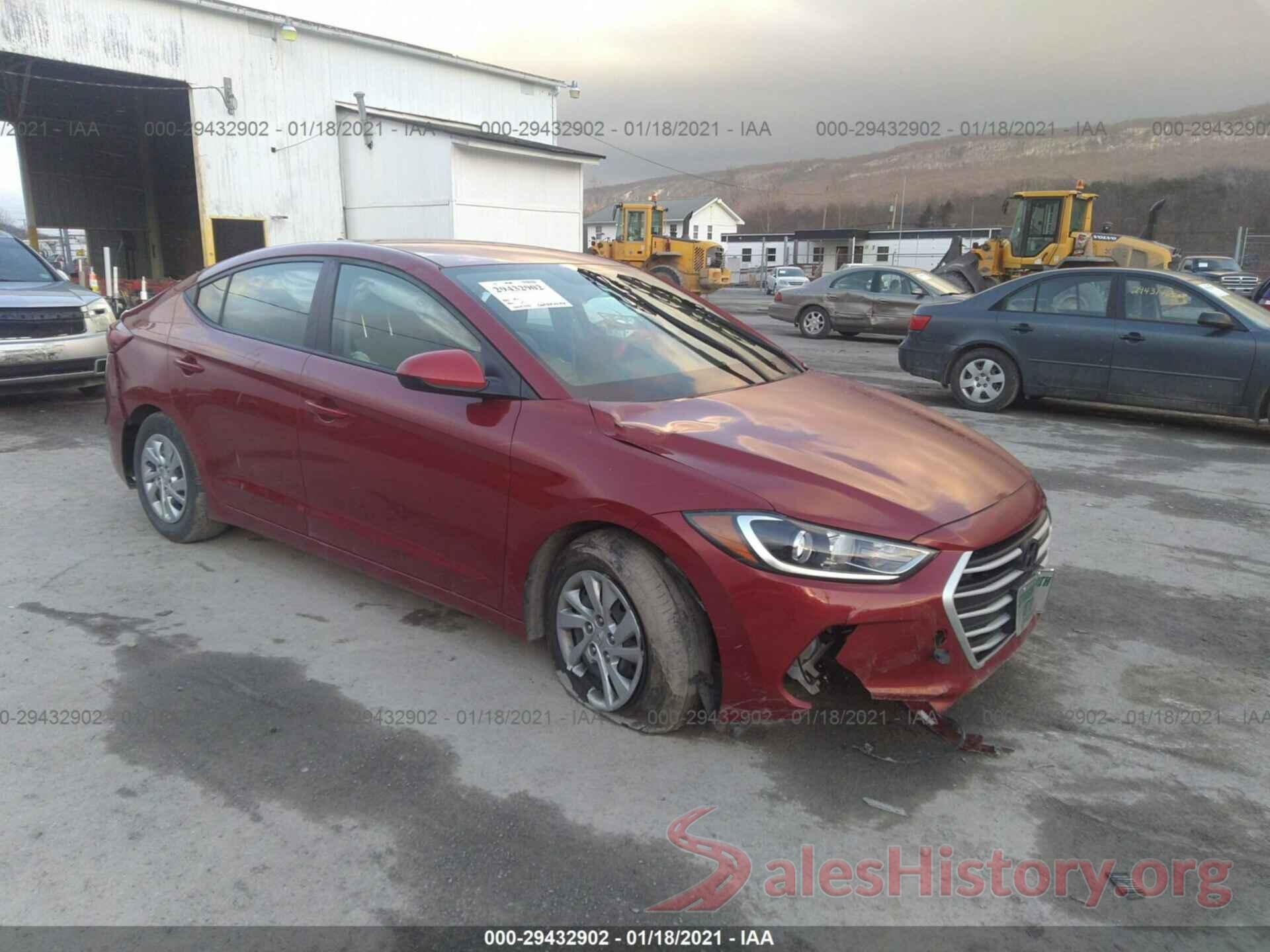 KMHD74LF2HU302118 2017 HYUNDAI ELANTRA