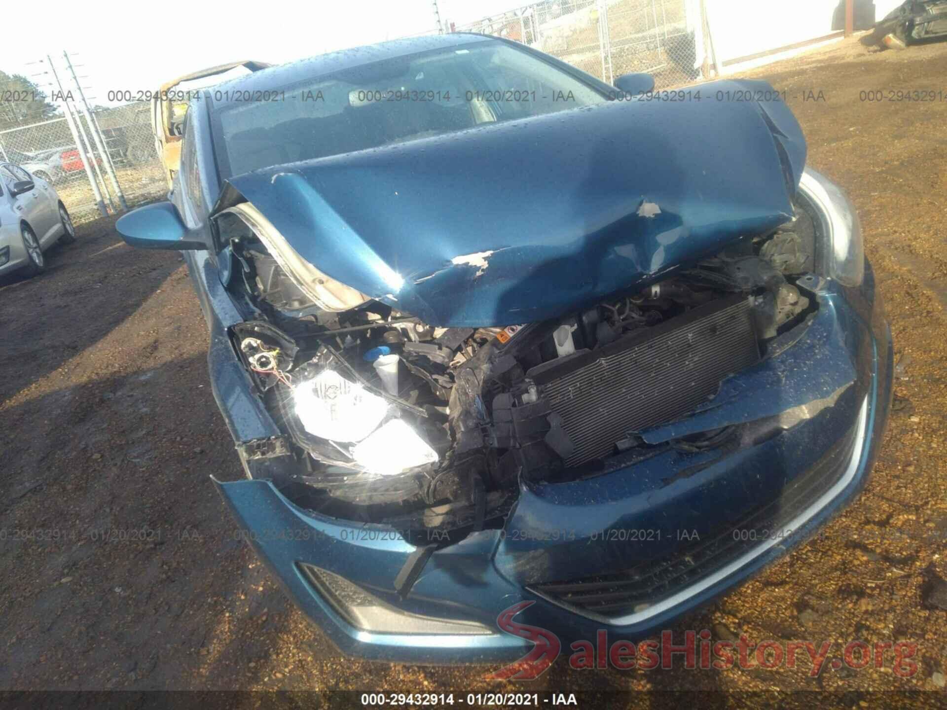 KMHDH4AE3GU501135 2016 HYUNDAI ELANTRA