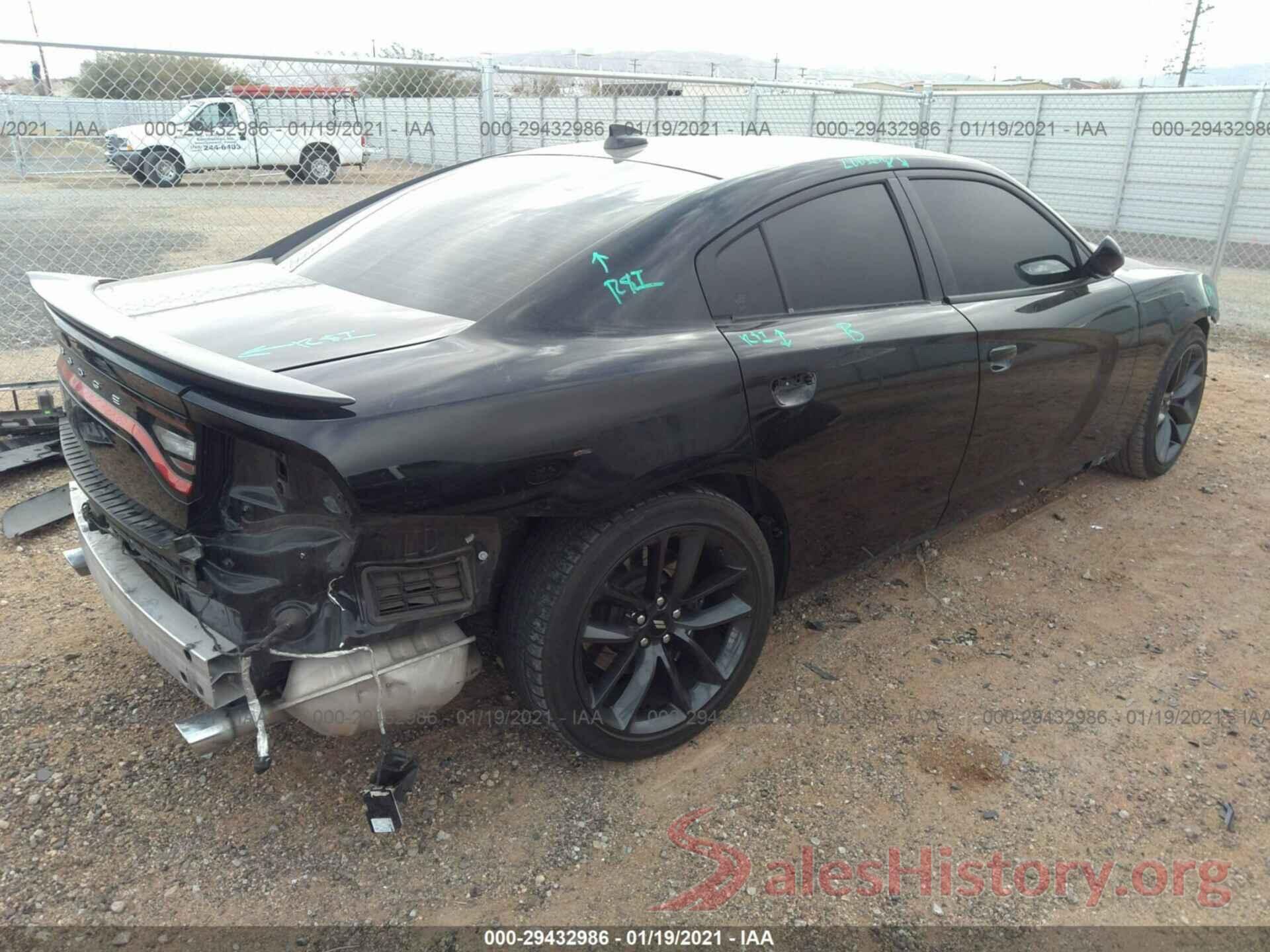 2C3CDXHG6KH593118 2019 DODGE CHARGER