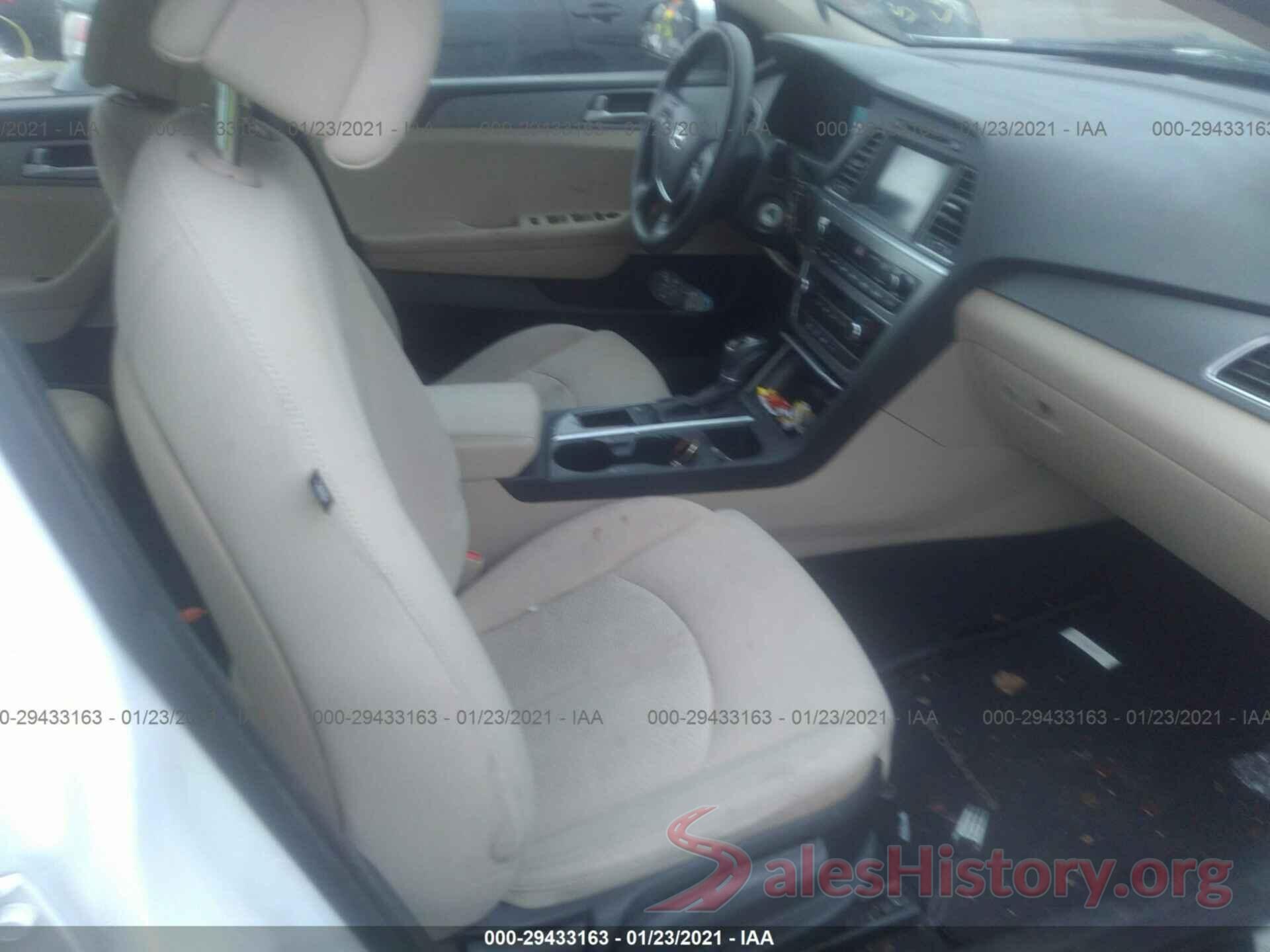 5NPE24AF6HH460501 2017 HYUNDAI SONATA