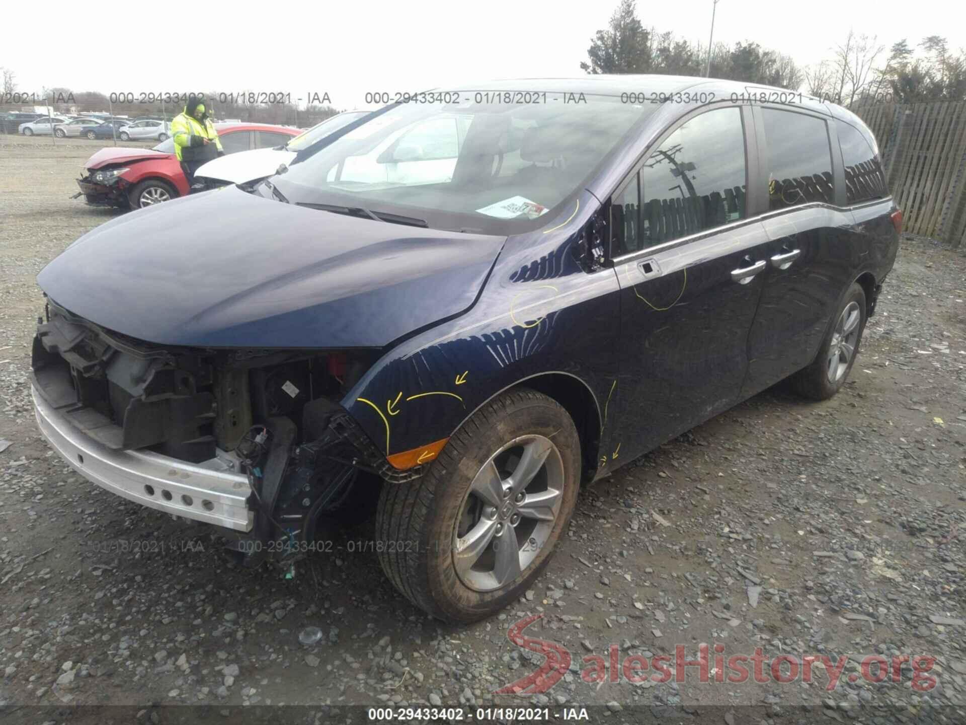 5FNRL6H72KB012125 2019 HONDA ODYSSEY