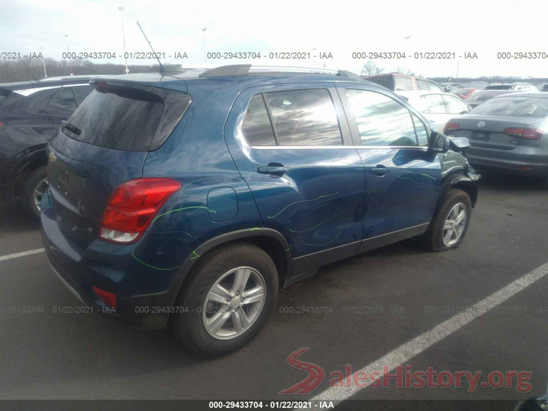 KL7CJPSB4LB337424 2020 CHEVROLET TRAX