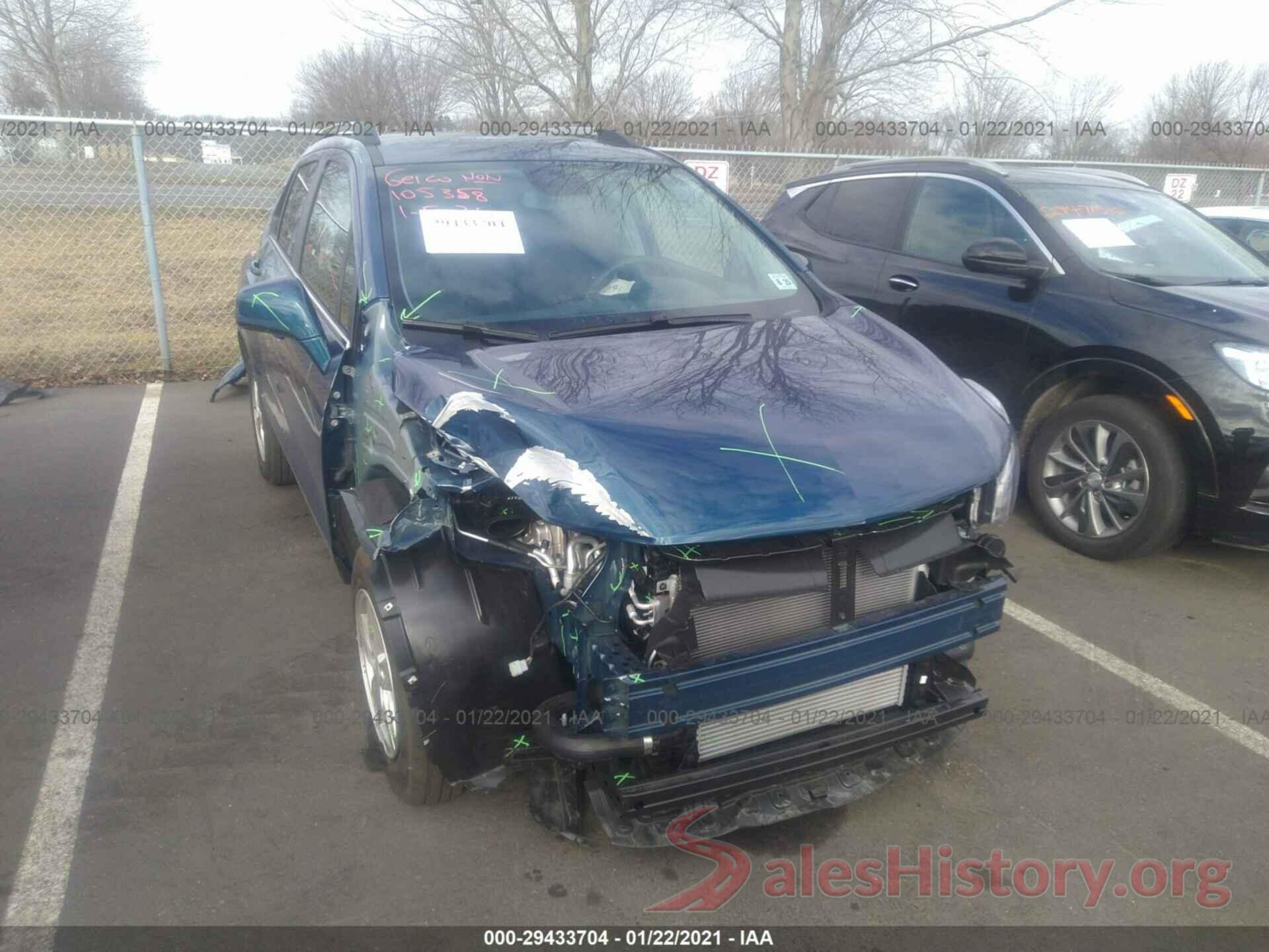 KL7CJPSB4LB337424 2020 CHEVROLET TRAX