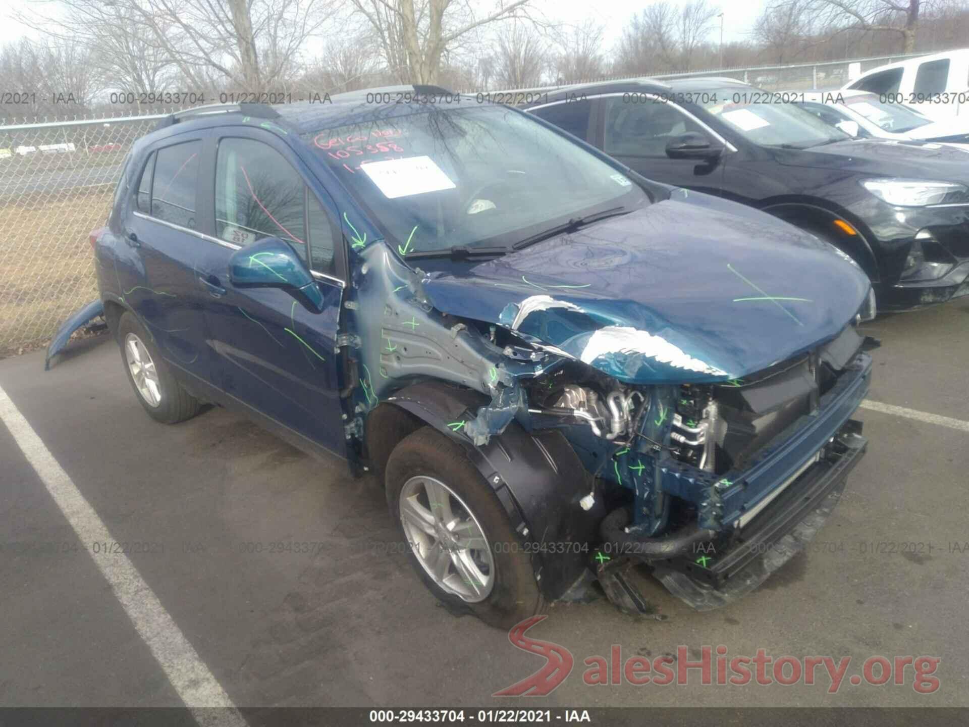 KL7CJPSB4LB337424 2020 CHEVROLET TRAX