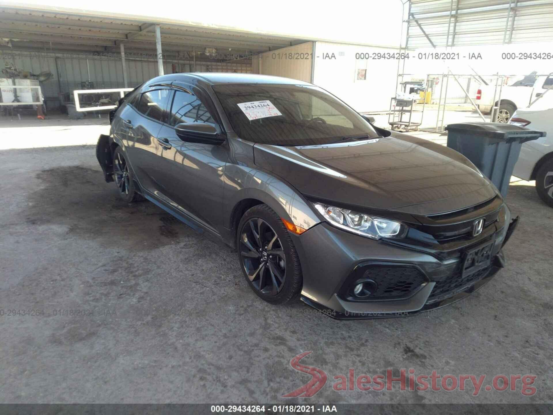 SHHFK7G47JU209324 2018 HONDA CIVIC HATCHBACK