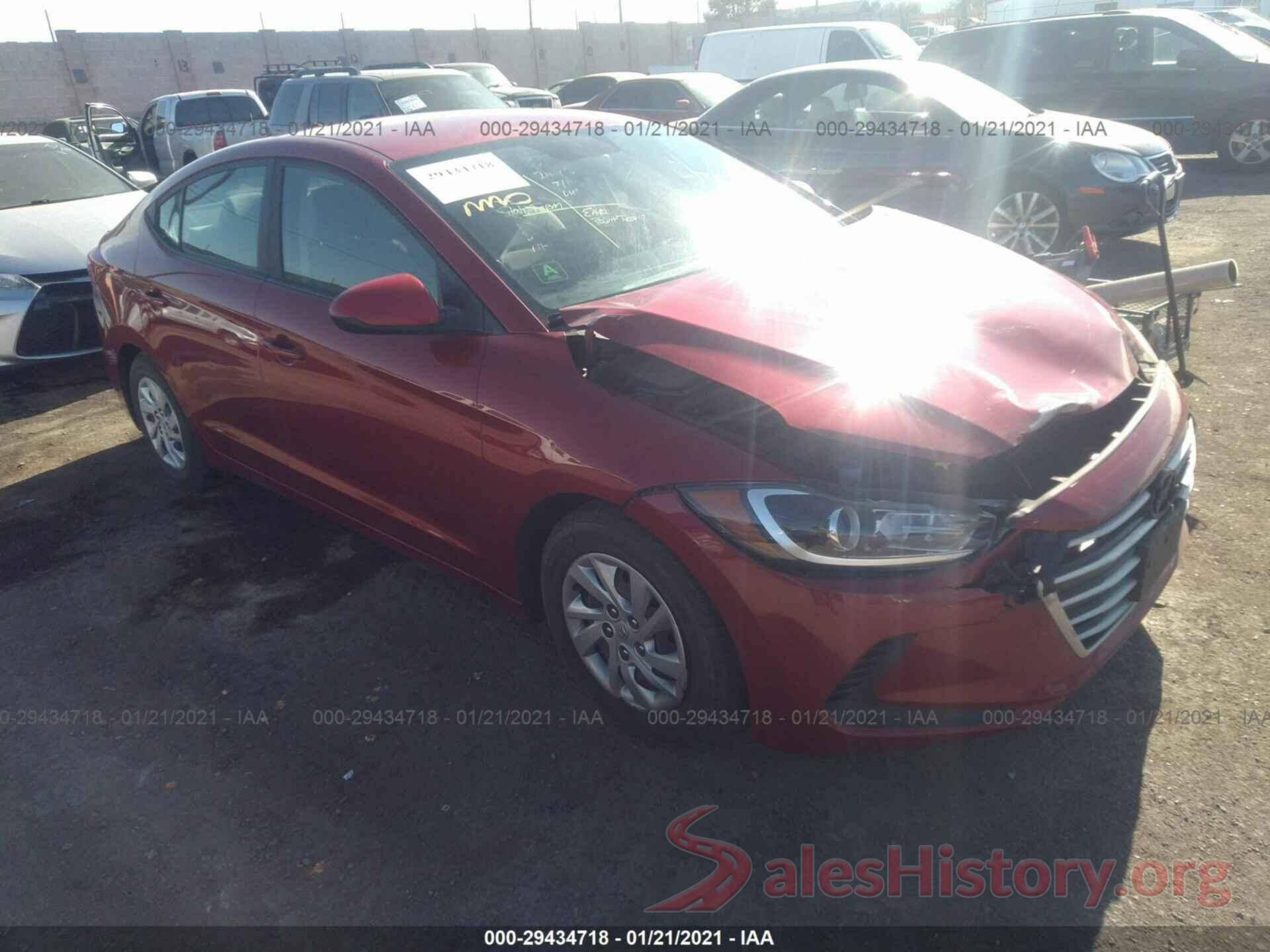 KMHD74LF3HU092631 2017 HYUNDAI ELANTRA