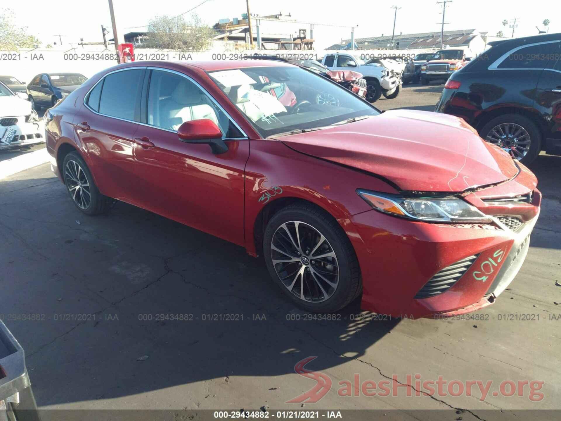 4T1B11HK2KU188299 2019 TOYOTA CAMRY