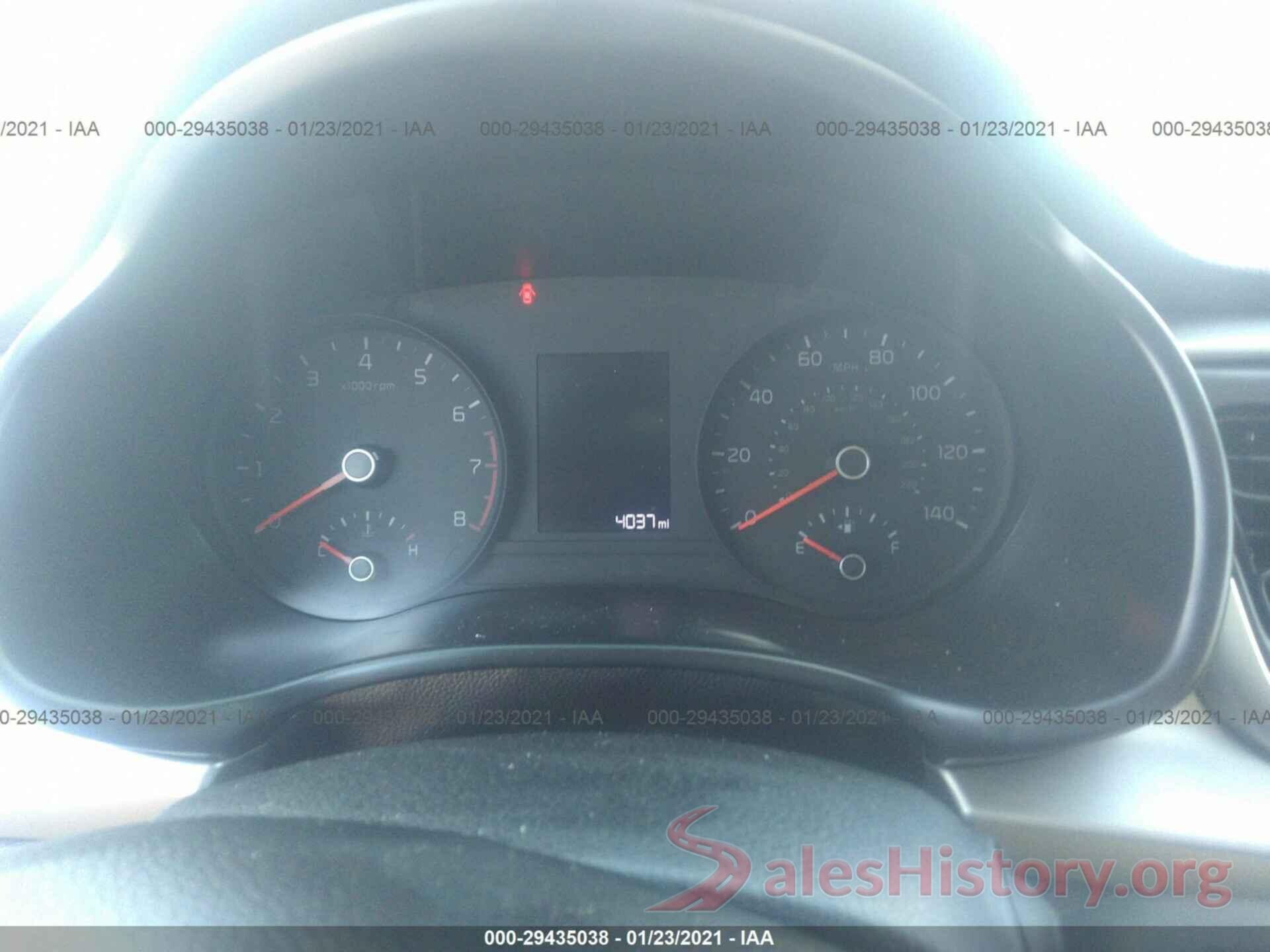 3KPA24ADXLE342767 2020 KIA RIO