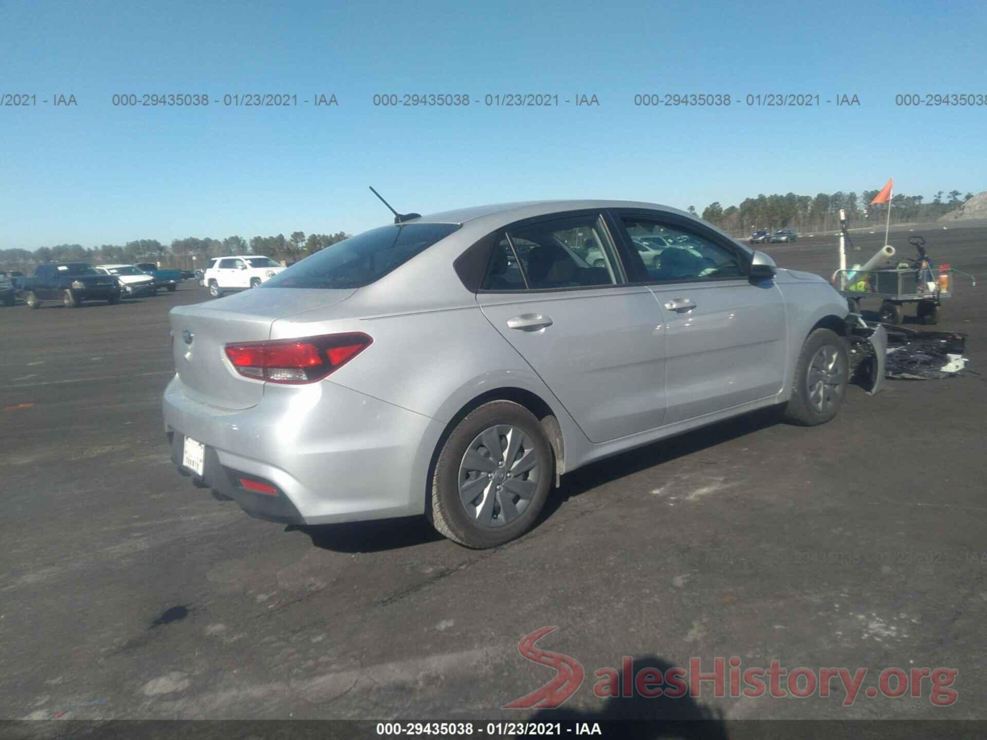 3KPA24ADXLE342767 2020 KIA RIO