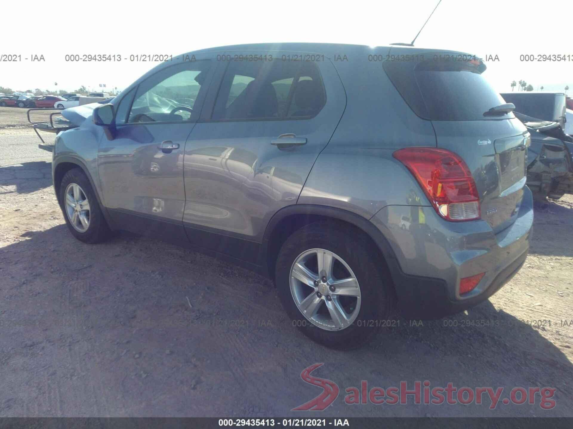 3GNCJKSBXLL200418 2020 CHEVROLET TRAX