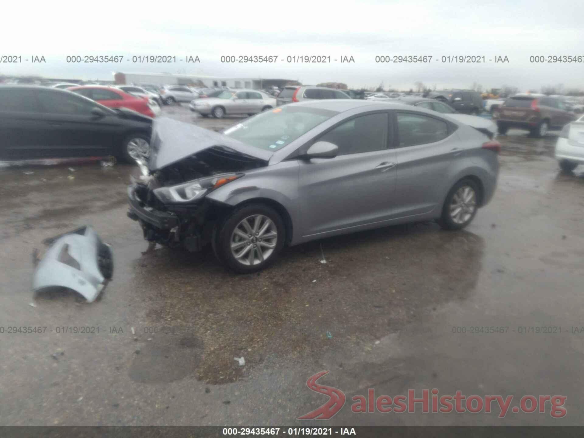 5NPDH4AE4GH781369 2016 HYUNDAI ELANTRA