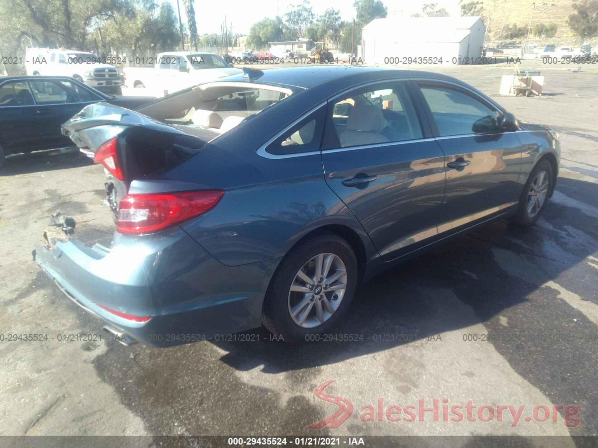 5NPE24AFXHH495400 2017 HYUNDAI SONATA