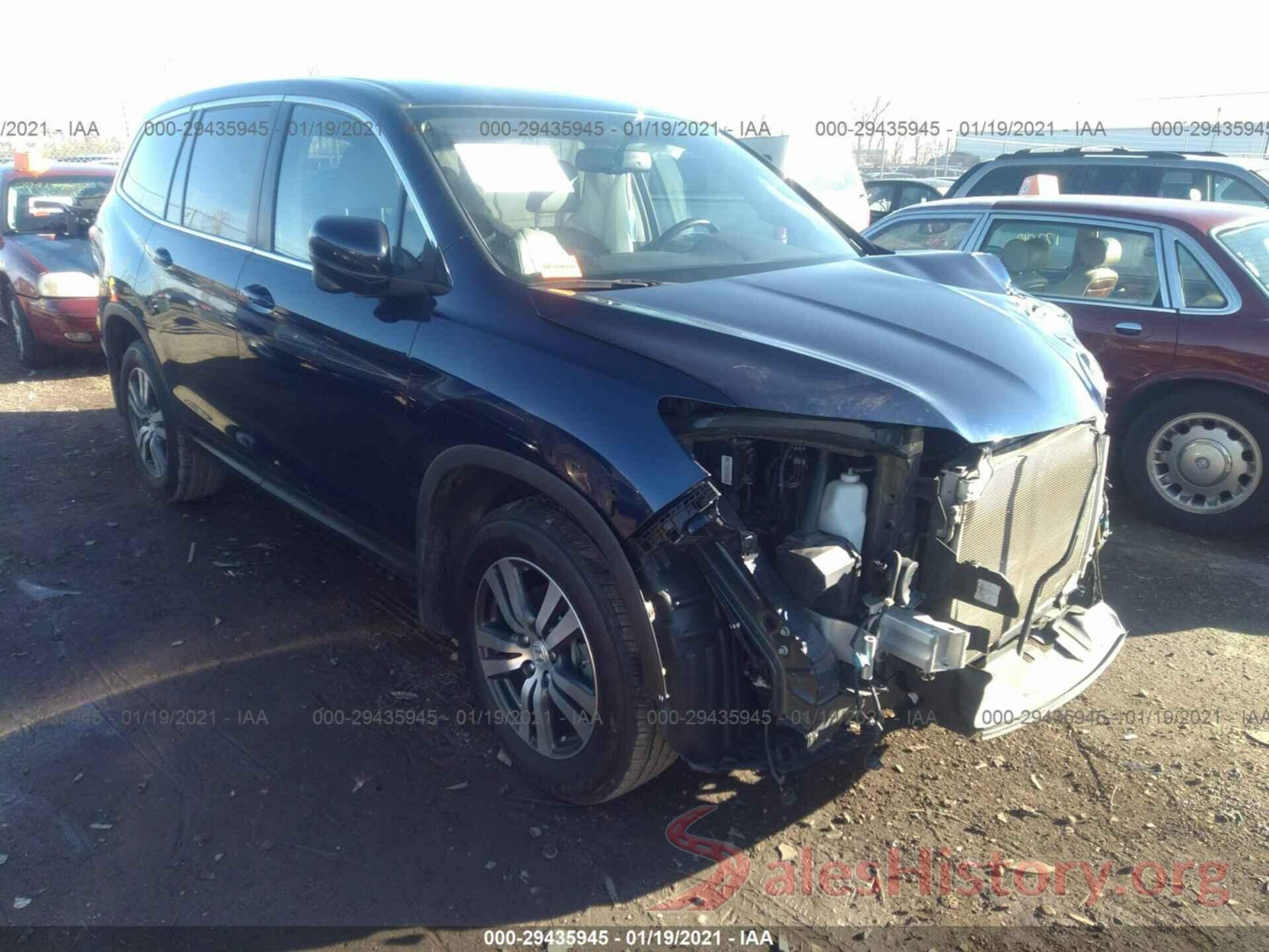 5FNYF6H53HB058752 2017 HONDA PILOT