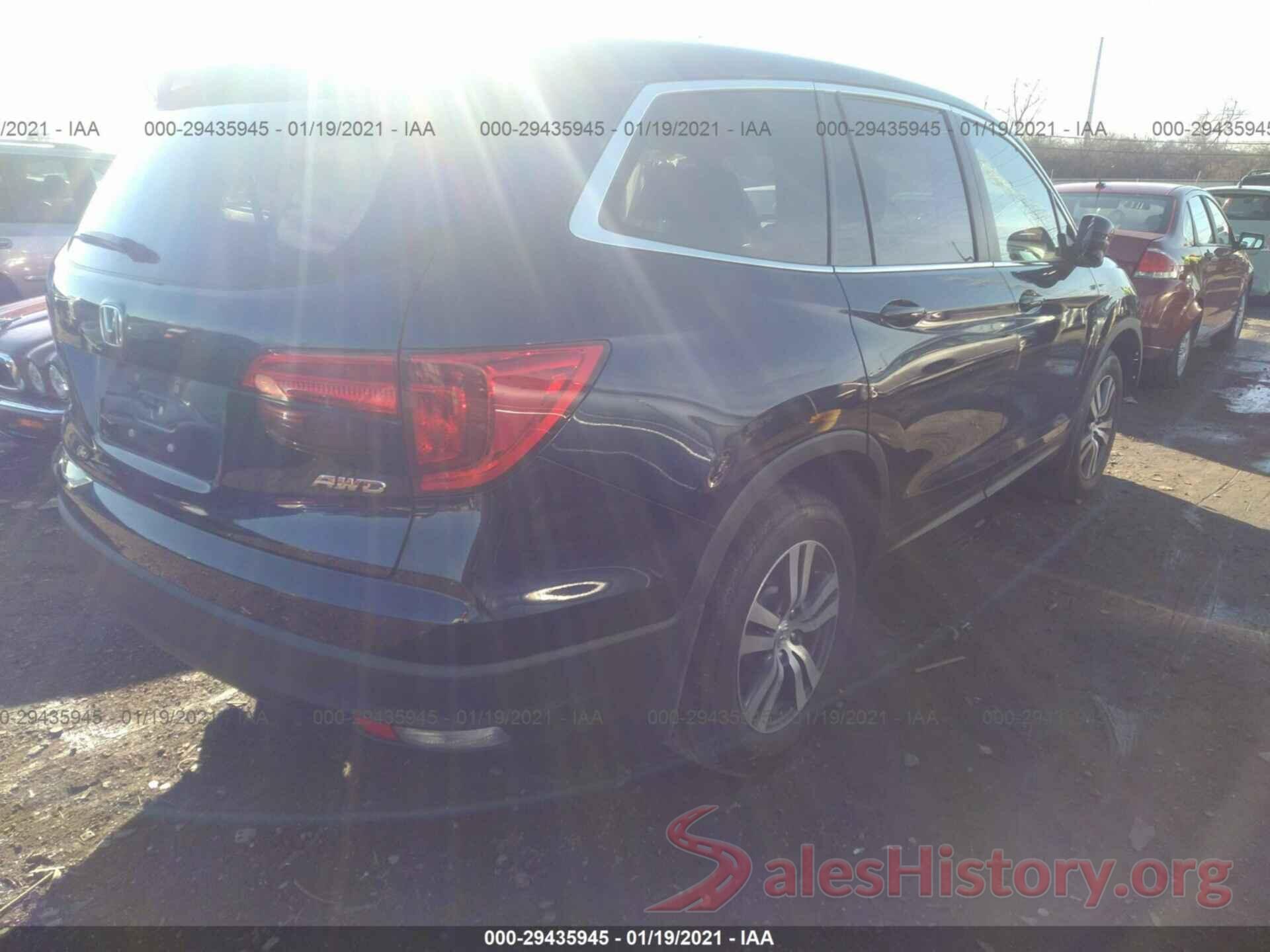 5FNYF6H53HB058752 2017 HONDA PILOT