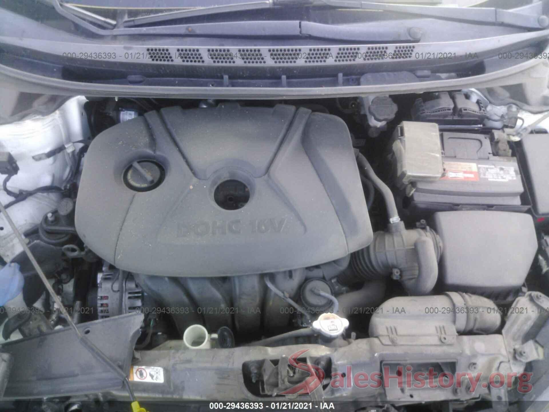 5NPDH4AE9GH709471 2016 HYUNDAI ELANTRA