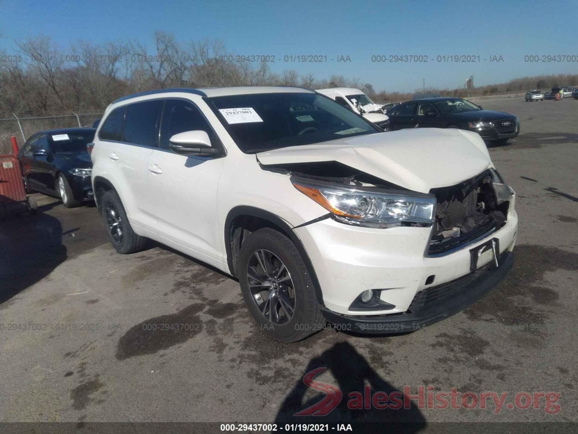 5TDKKRFH0GS502471 2016 TOYOTA HIGHLANDER