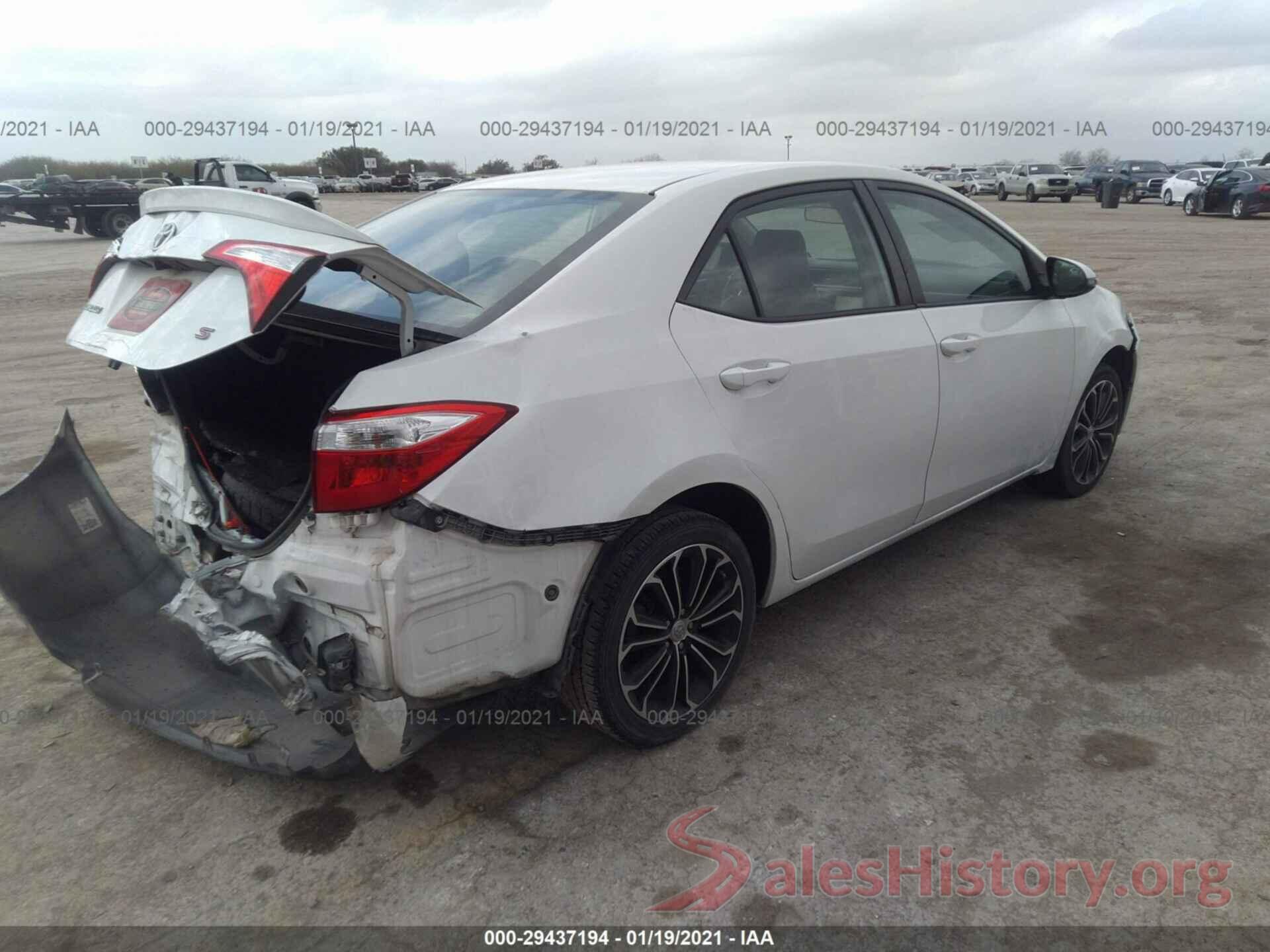 2T1BURHE7GC524960 2016 TOYOTA COROLLA