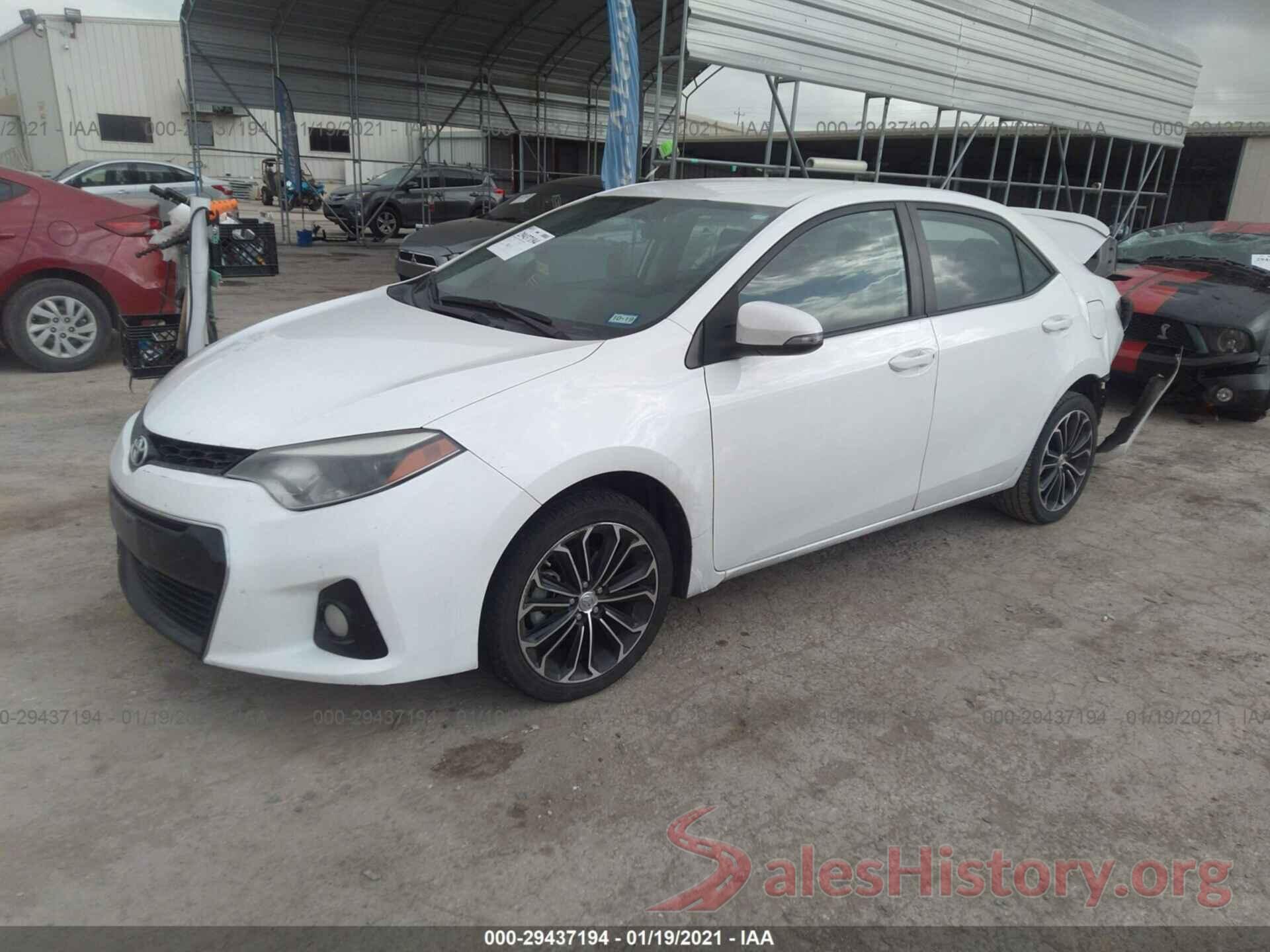 2T1BURHE7GC524960 2016 TOYOTA COROLLA